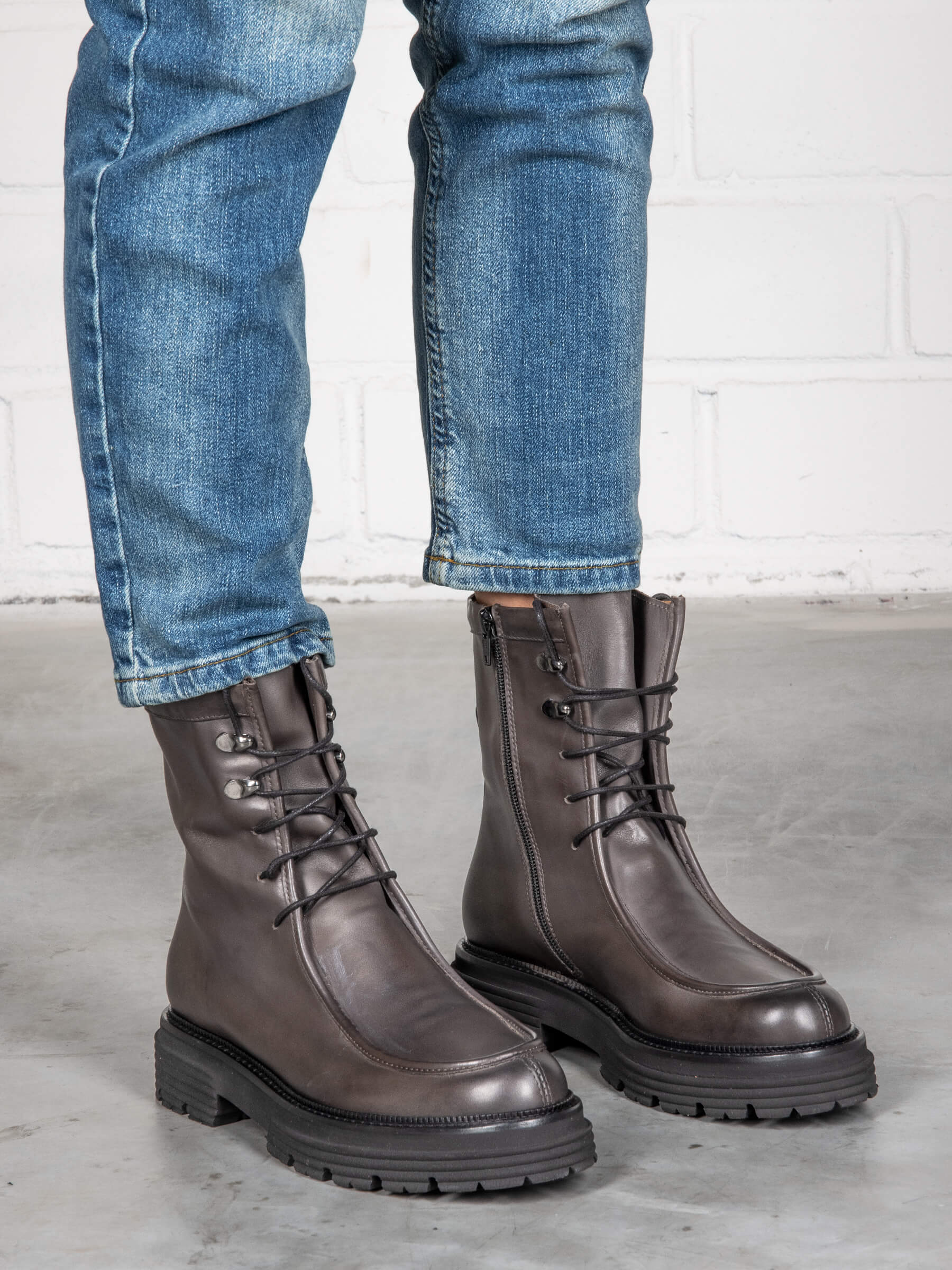Schnürstiefelette ebano