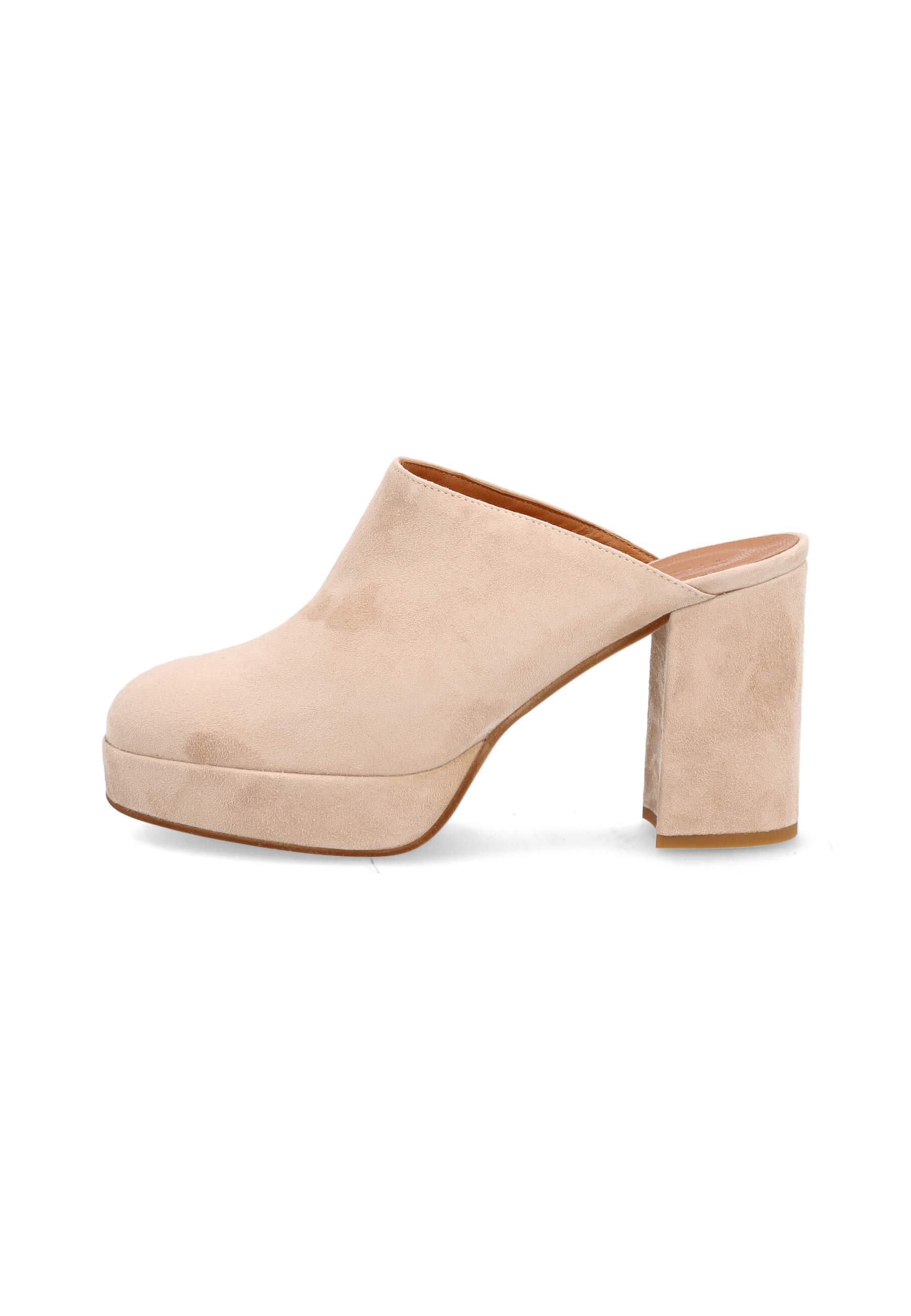 Clogs ecru, Bekleidung, Schuhwerk, Schuh, Hoher Absatz, Holzschuhe