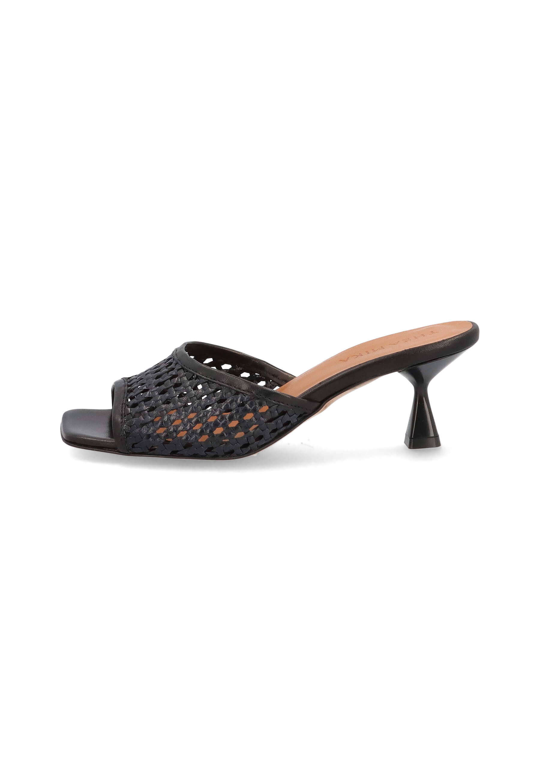 Mules nero 50 mm, Bekleidung, Schuhwerk, Sandale, Schuh, Hoher Absatz