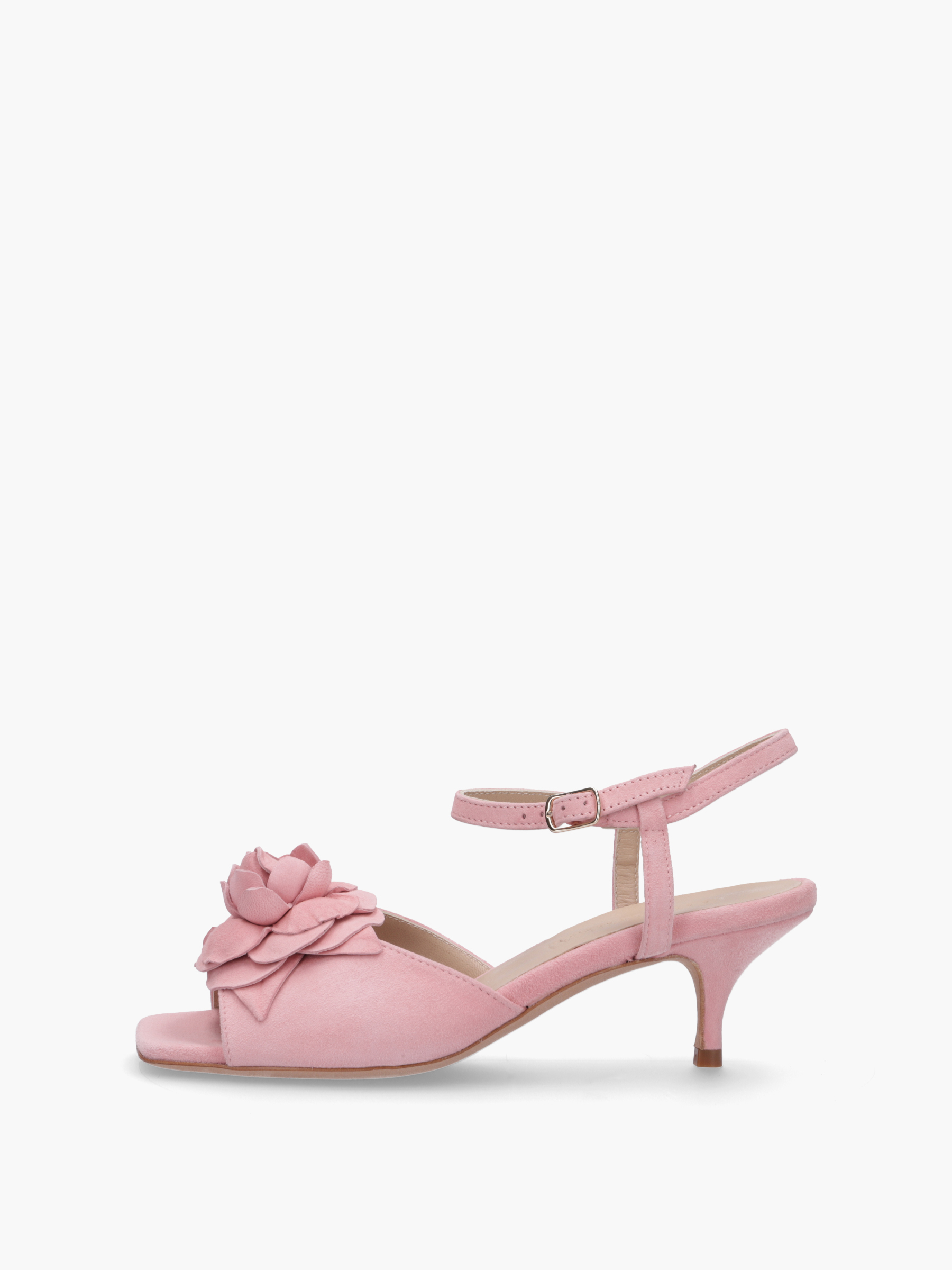 GAARA Veloursleder Rosa, Bekleidung, Schuhwerk, Sandale, Schuh, Hoher Absatz