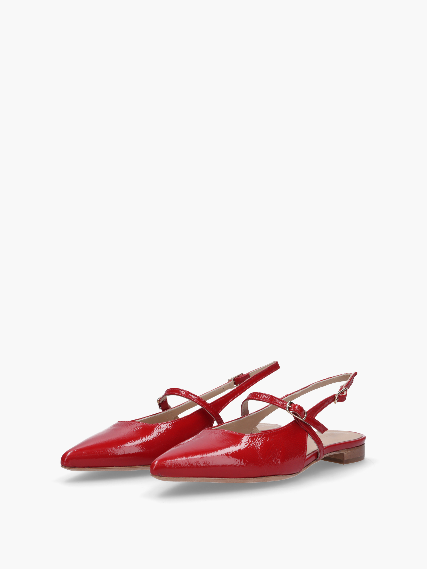 MEGUMI Lackleder Rot, Bekleidung, Schuhwerk, Schuh, Sandale, Hoher Absatz