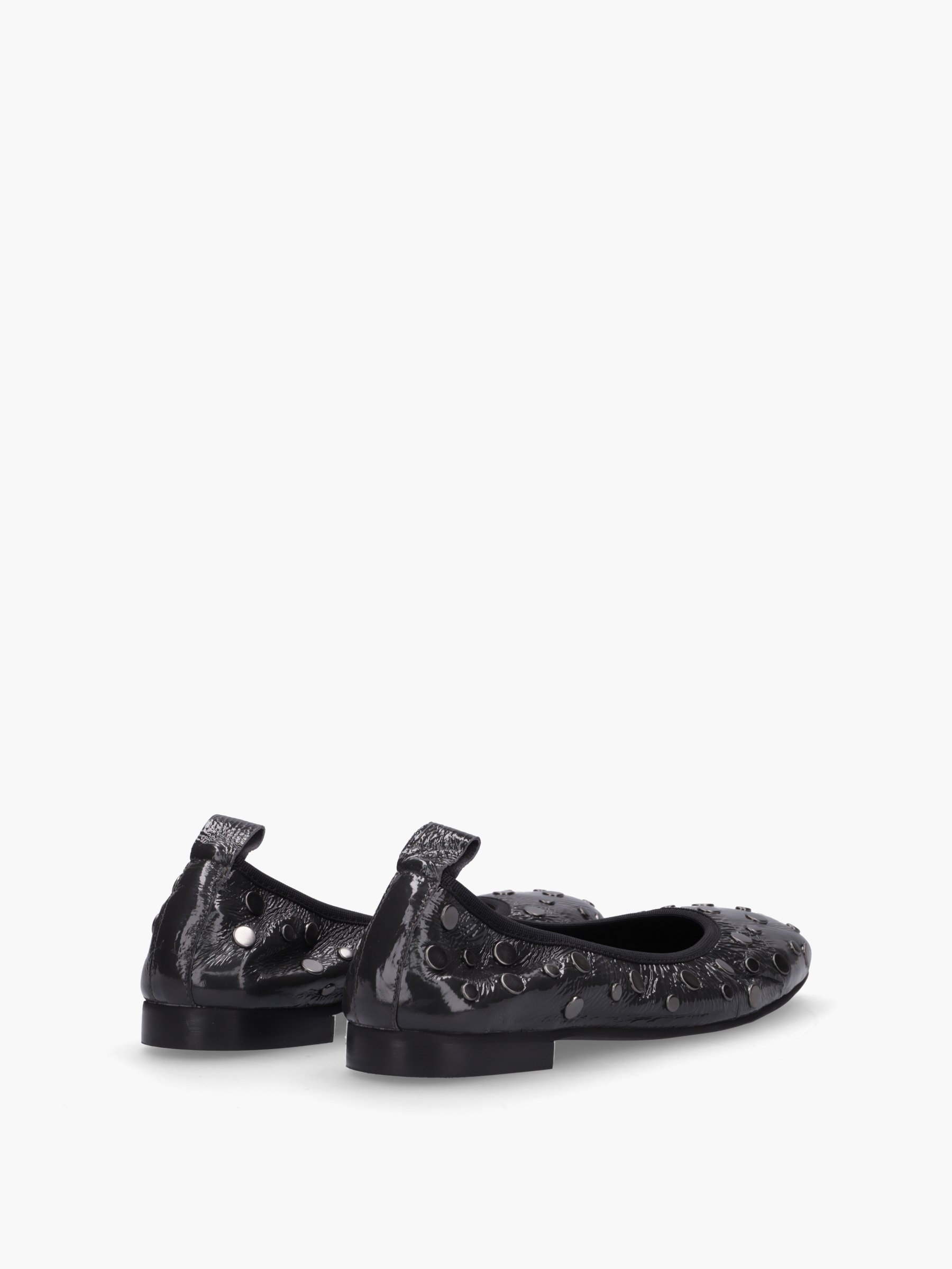 JIN Lackleder Grau, Bekleidung, Schuhwerk, Schuh, Sandale, Turnschuh