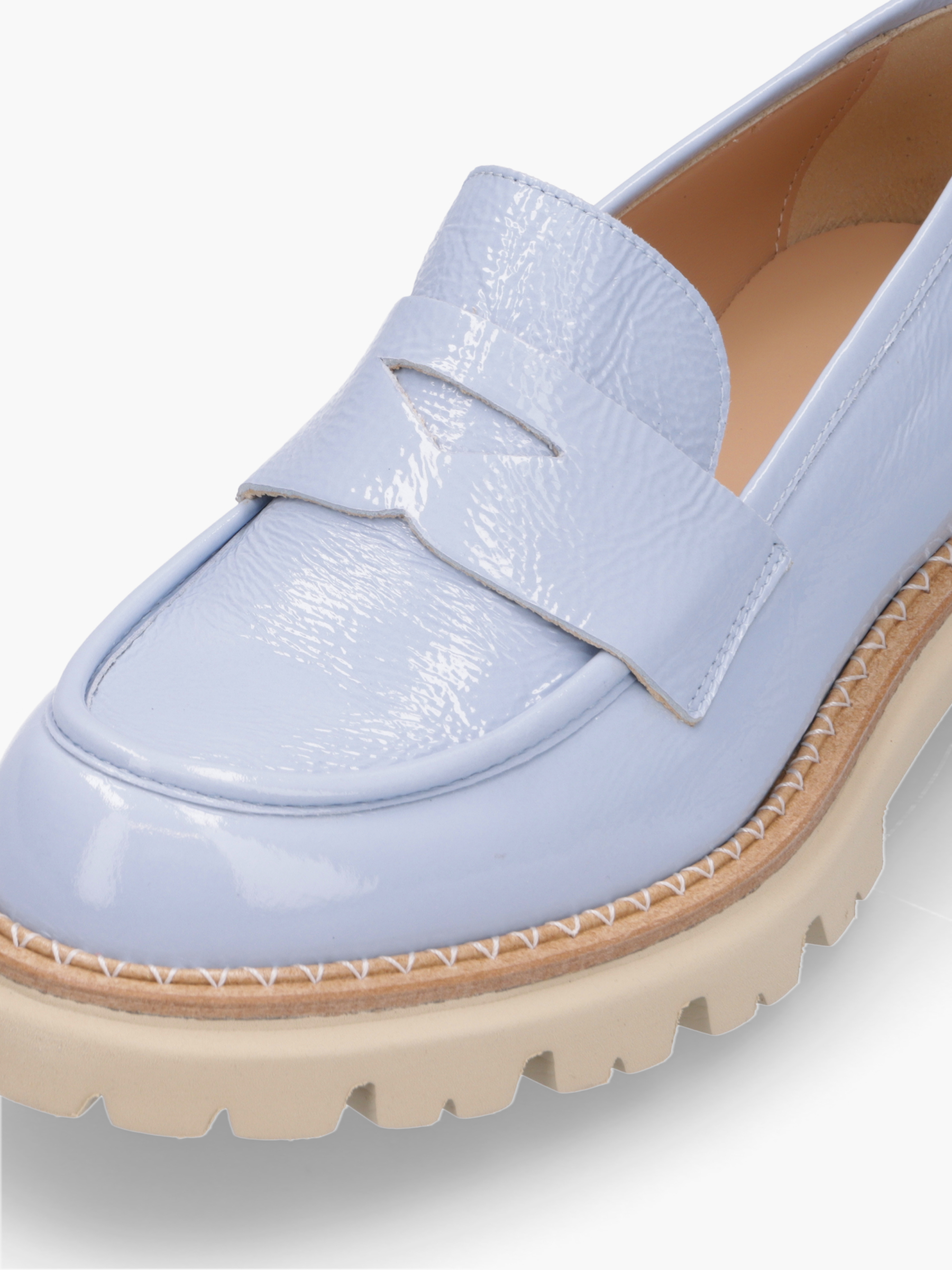 CUI Lackleder Hellblau, Bekleidung, Schuhwerk, Schuh, Sneaker