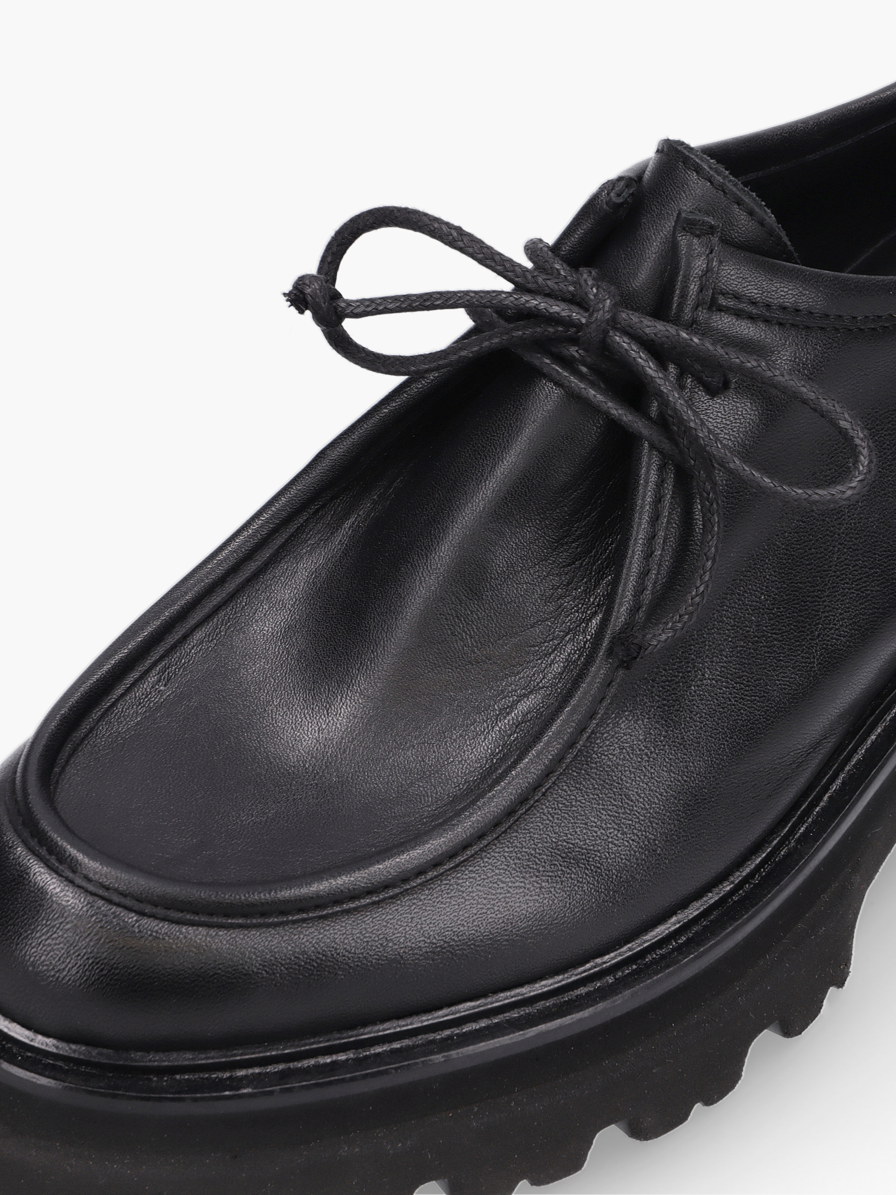 CHIEKO Glattleder Schwarz, Bekleidung, Schuhwerk, Schuh, Sneaker