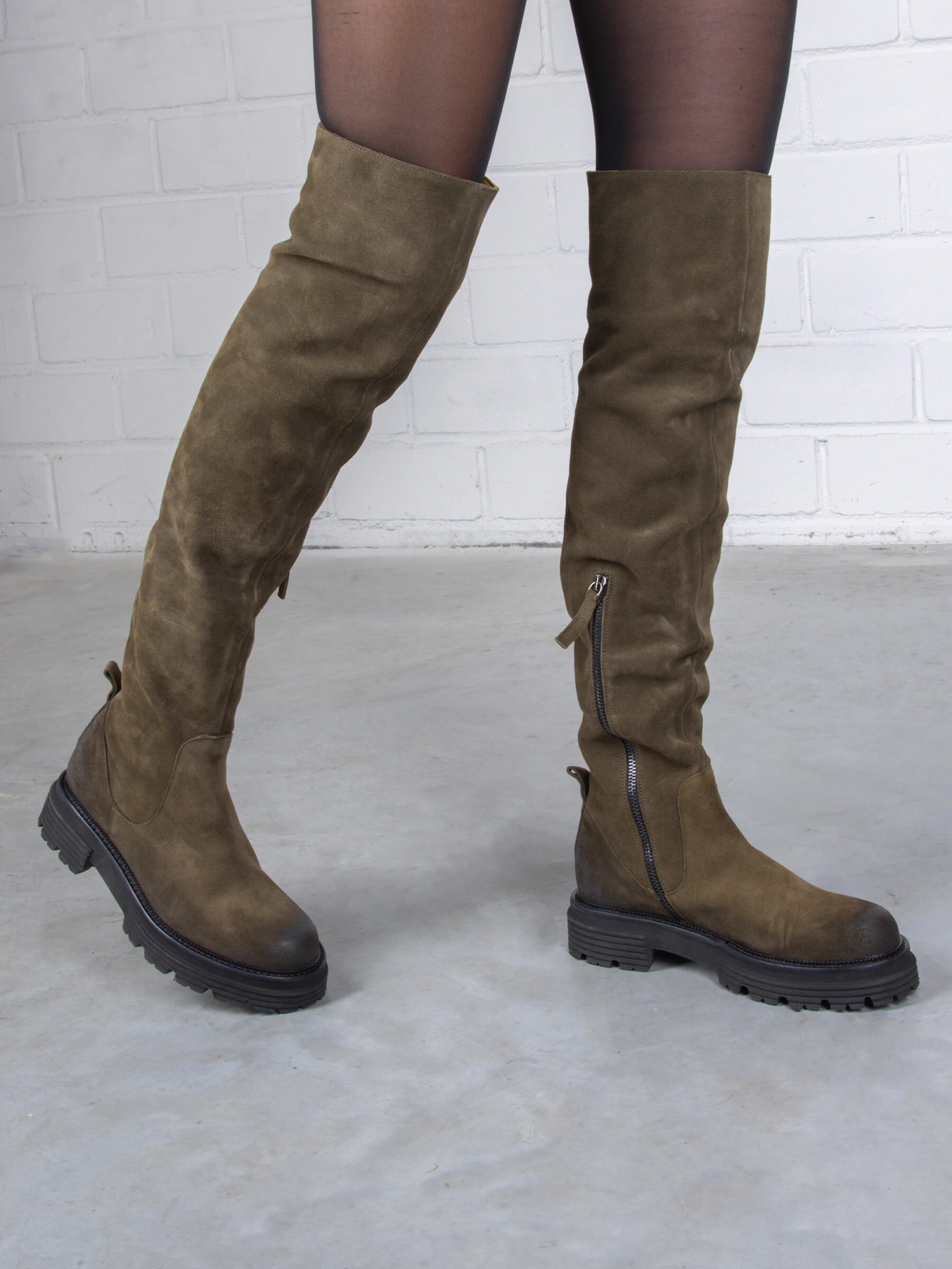 Overknees Mud