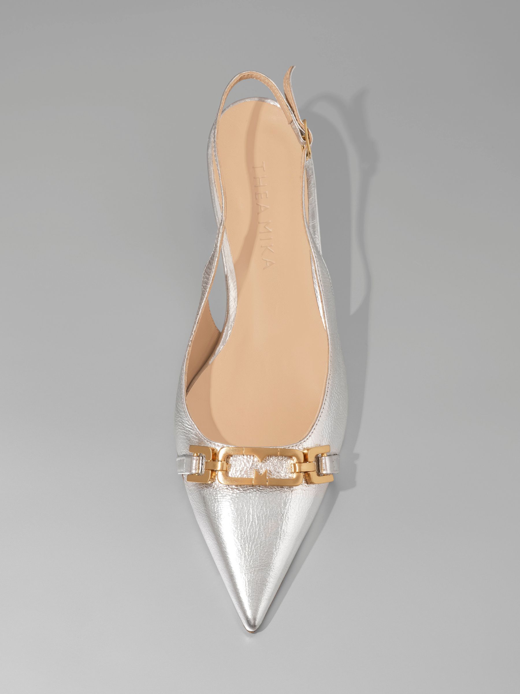 Pumps-silber-30mm-TMC220M-0036-0145-Thea-Mika_P4_BM TMC220M-0036-0145, Bekleidung, Schuhwerk, Schuh, Hoher Absatz, Sandale