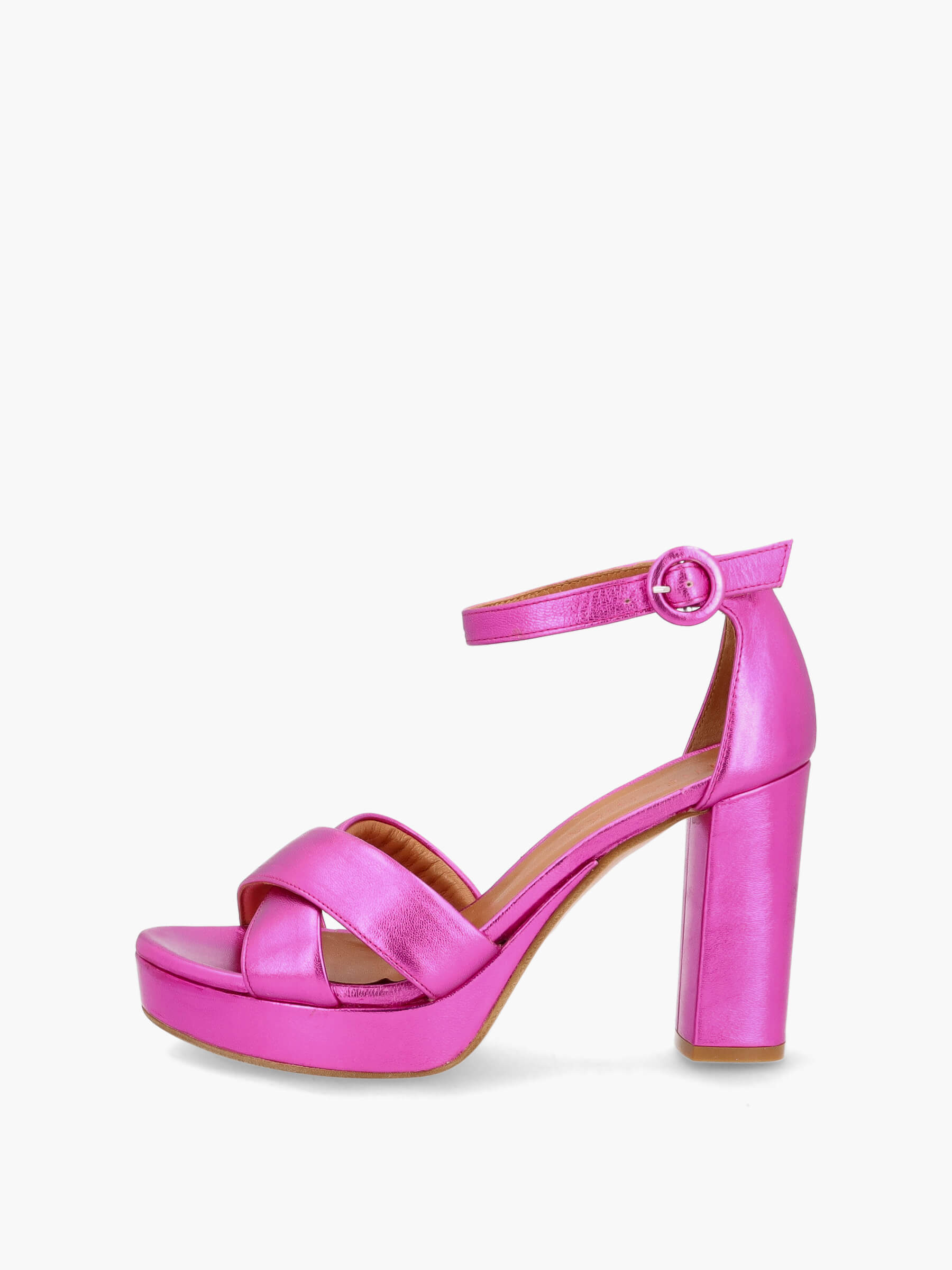 Platform sandals fuxia