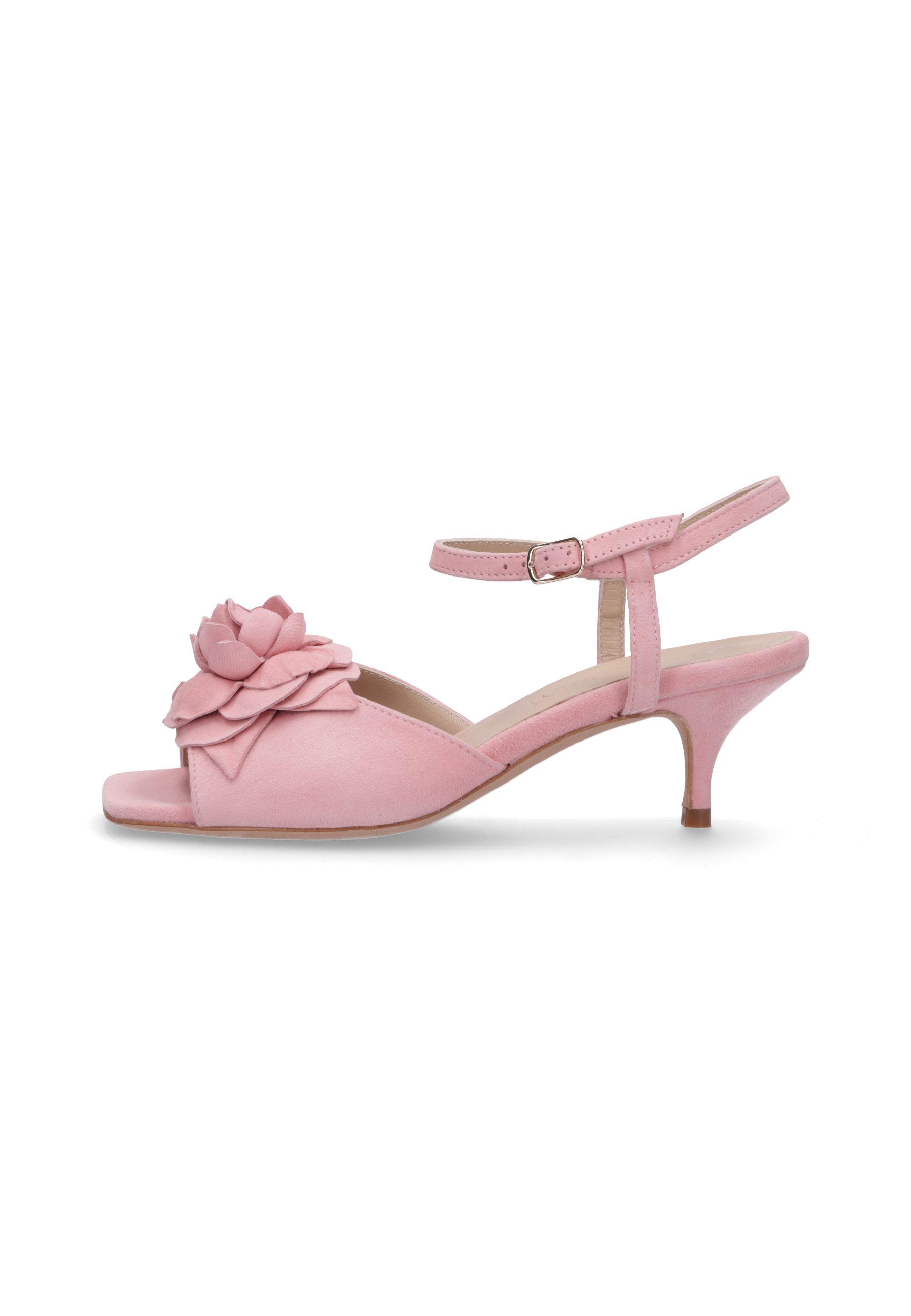 GAARA Veloursleder Rosa, Bekleidung, Schuhwerk, Sandale, Schuh, Hoher Absatz