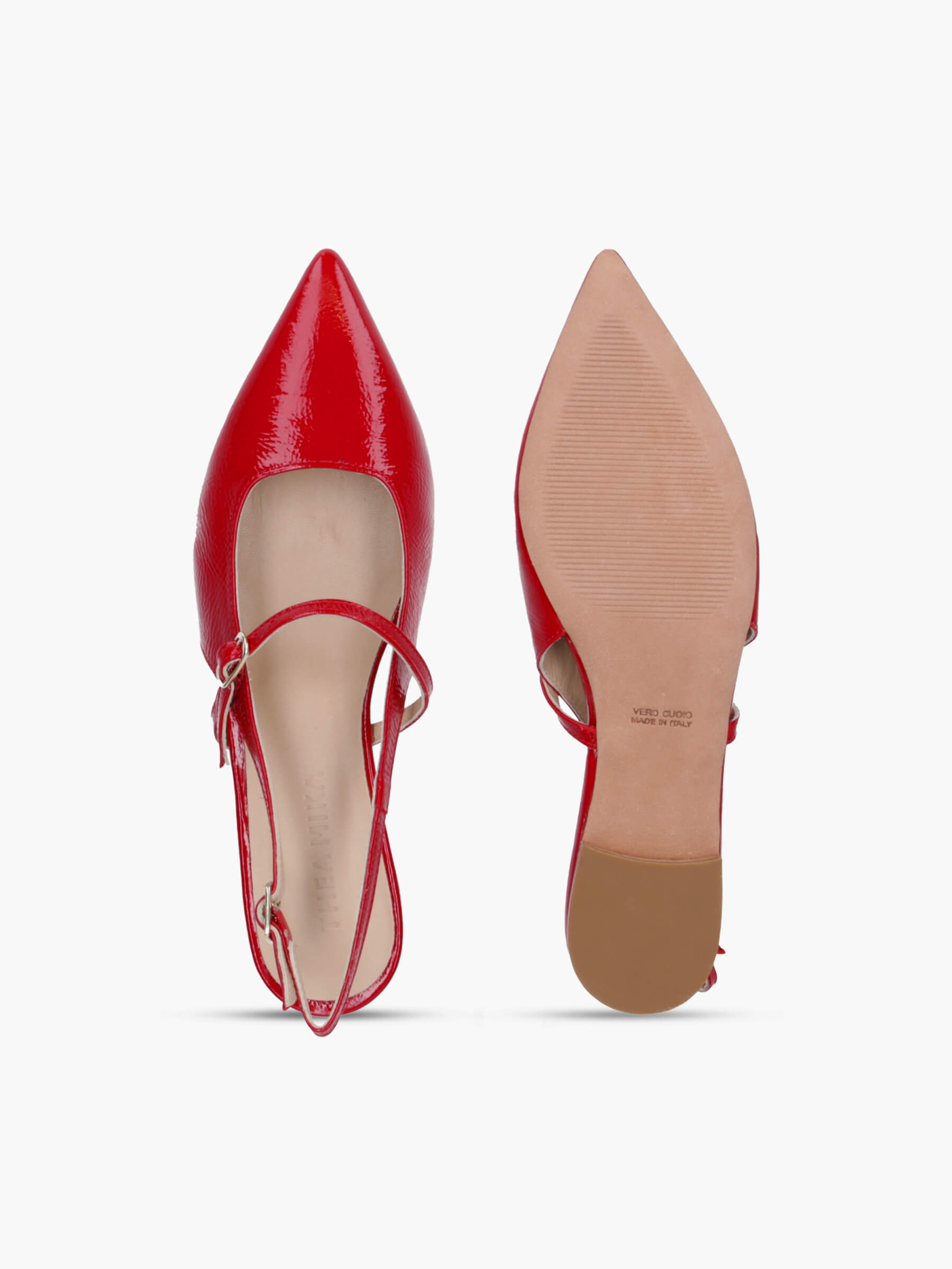 MEGUMI Lackleder Rot, Bekleidung, Schuhwerk, Schuh, Hoher Absatz