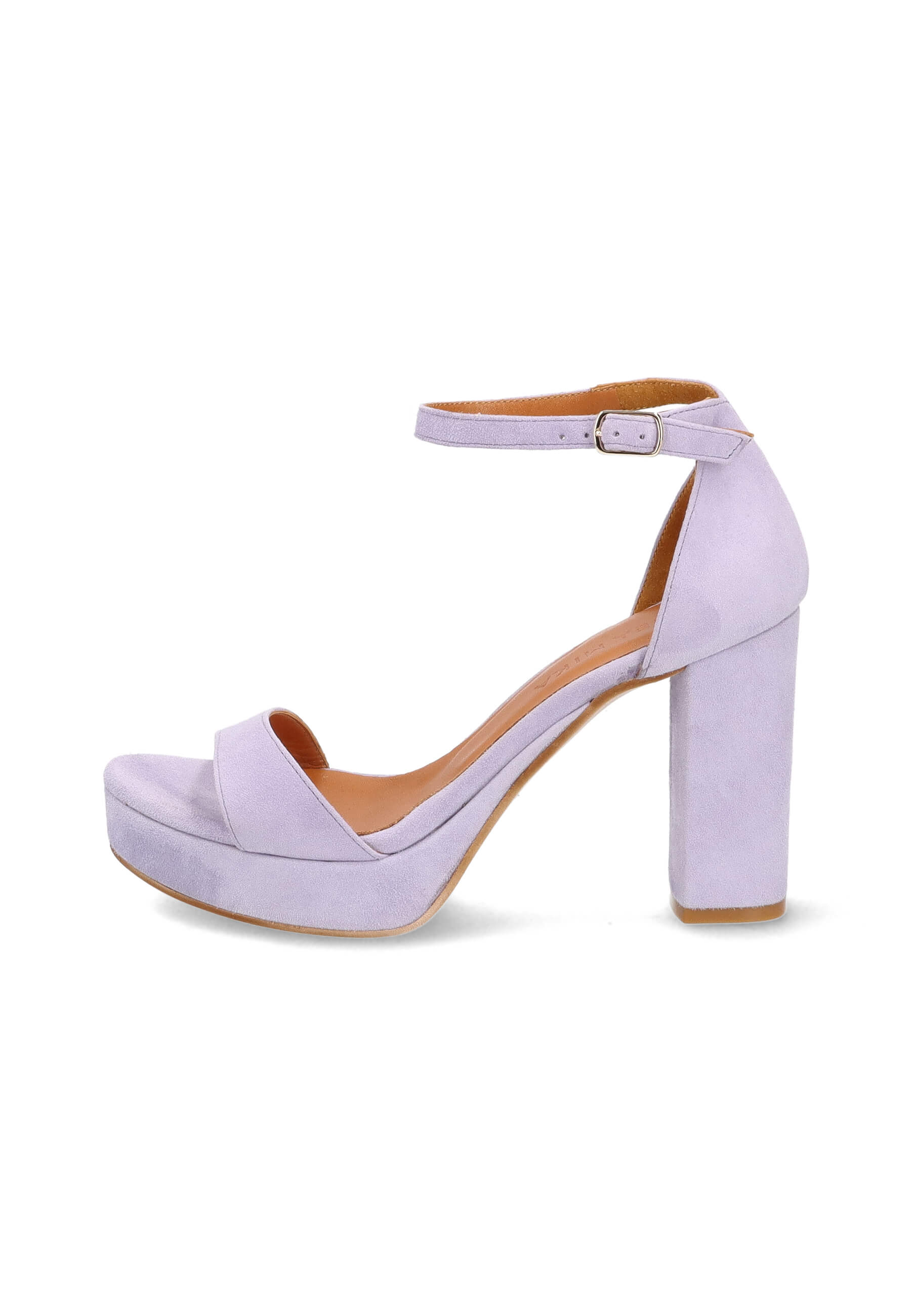 Plateau-Sandalen lila 100 mm, Bekleidung, Schuhwerk, Schuh, Hoher Absatz, Sandale