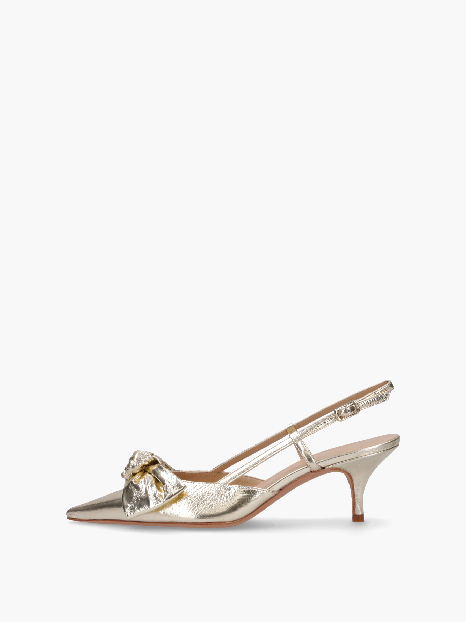 VANI Metallic-Leder Gold, Bekleidung, Schuhwerk, Sandale, Schuh, Hoher Absatz