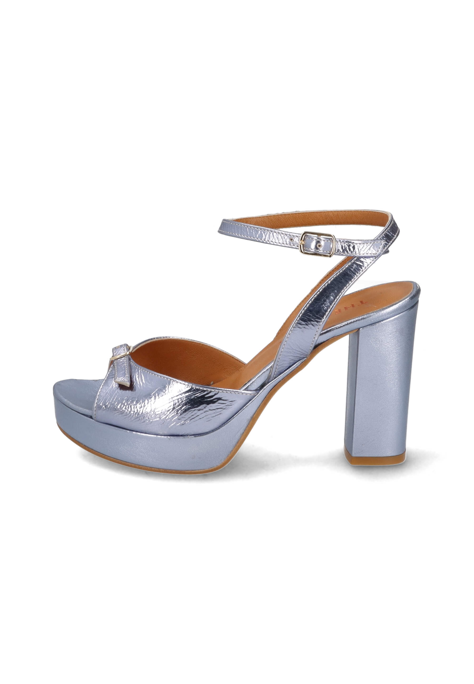 Plateau-Sandalen blau 100 mm, Bekleidung, Schuhwerk, Schuh, Hoher Absatz, Sandale
