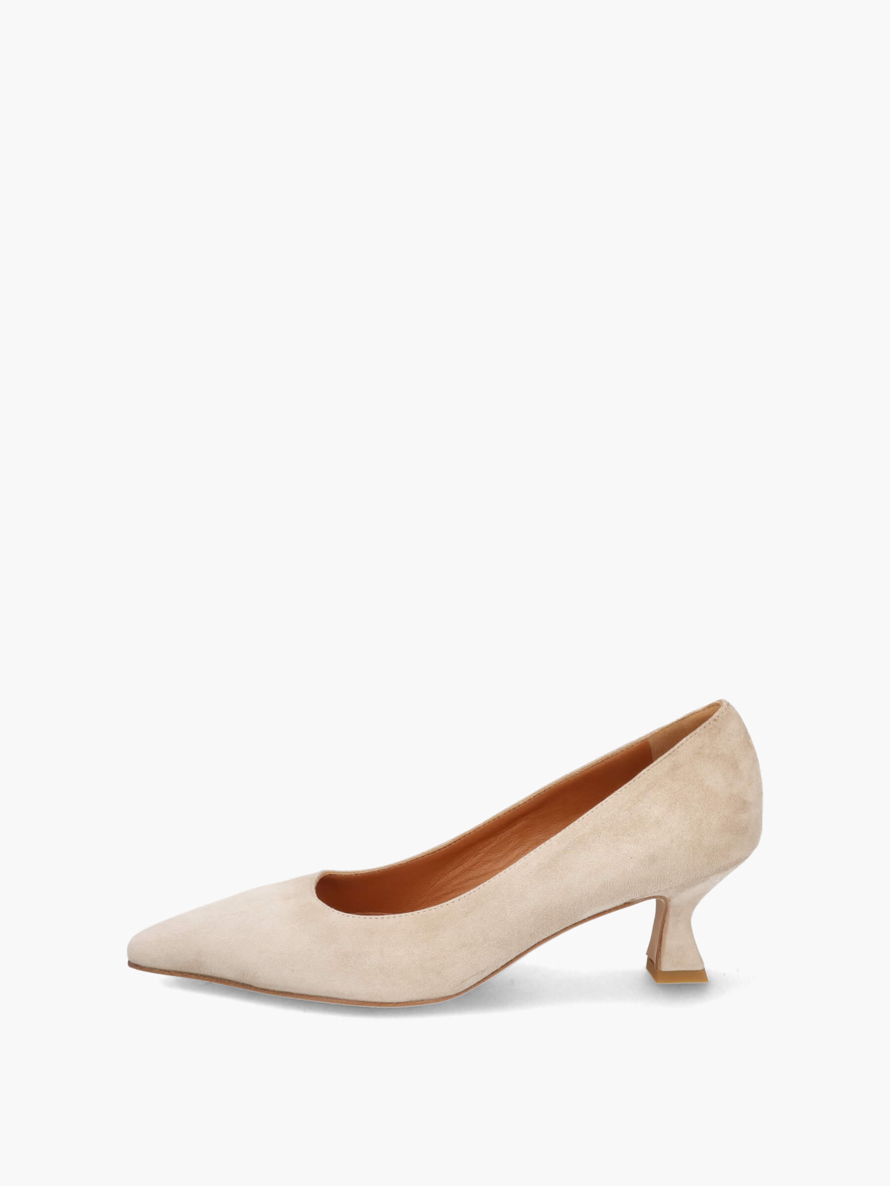 Pumps beige 50 mm, Bekleidung, Schuhwerk, Schuh, Hoher Absatz, Wildleder