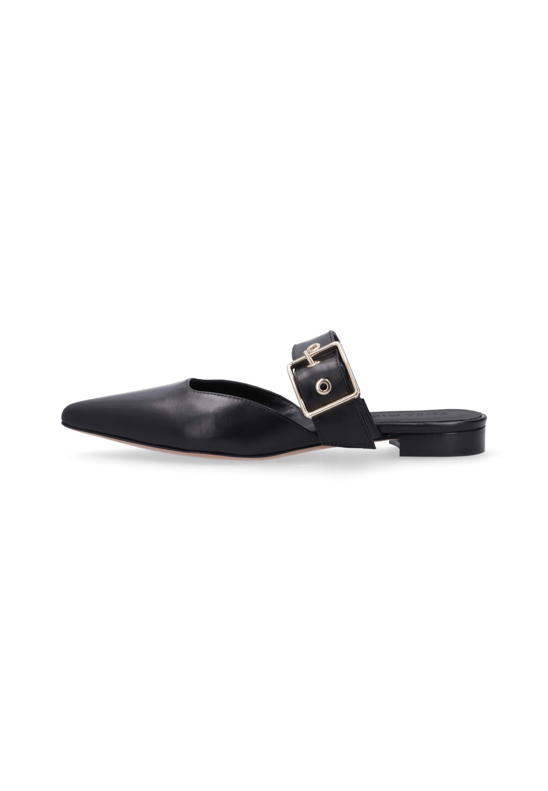 MIWA Glattleder Schwarz, Schuhwerk, Sandale, Zubehör, Riemen, Schuh