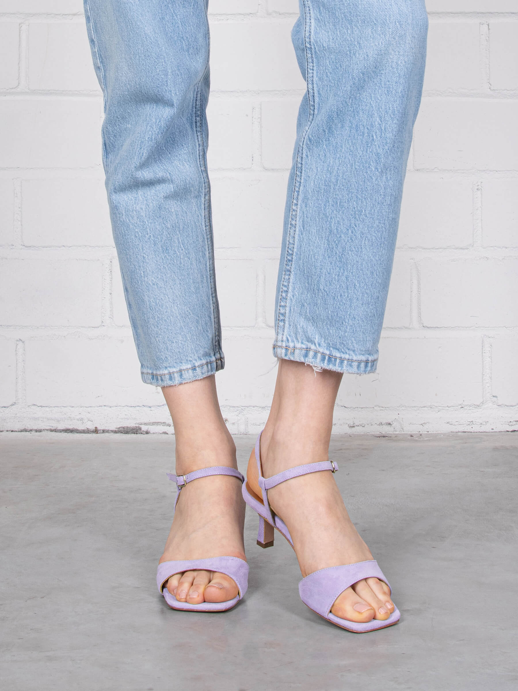 Sandalen lavanda 50 mm