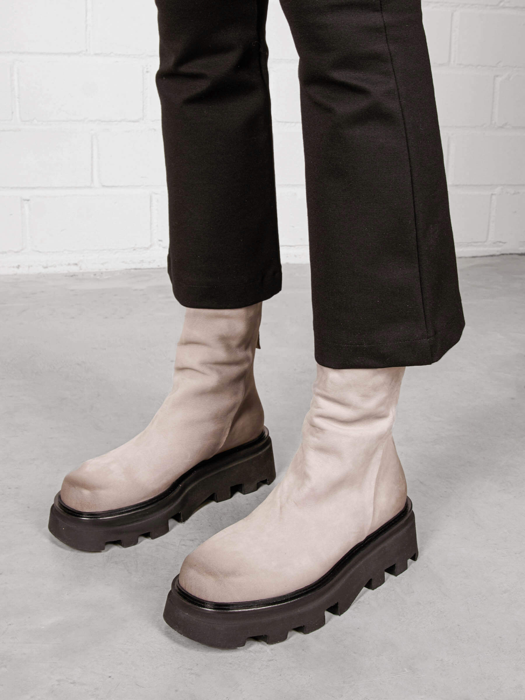 Plateau Boots perla, Schuhwerk, Schuh, Sneaker, Mantel, Person