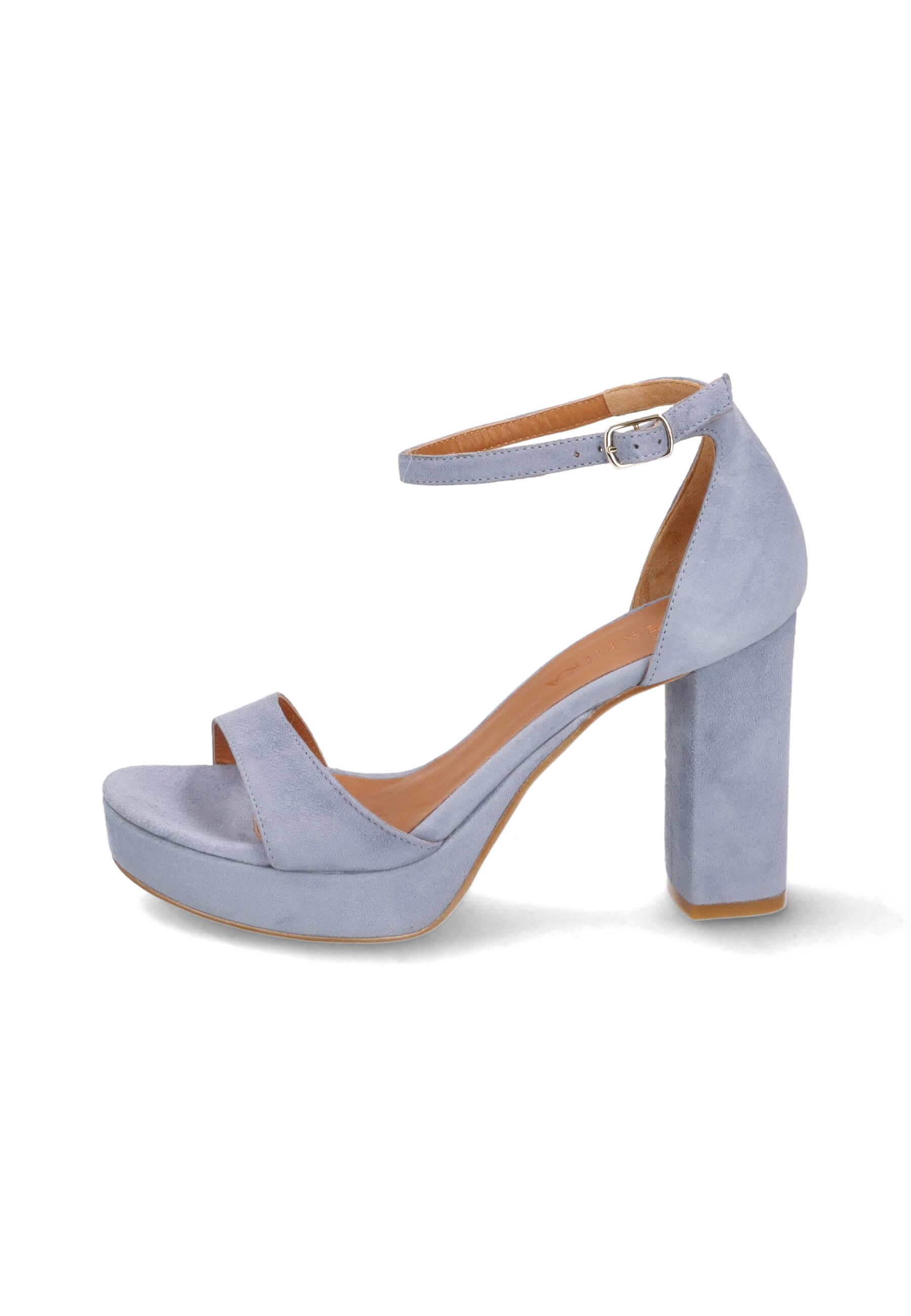 Plateau-Sandalen blau 100 mm, Bekleidung, Schuhwerk, Schuh, Hoher Absatz, Sandale