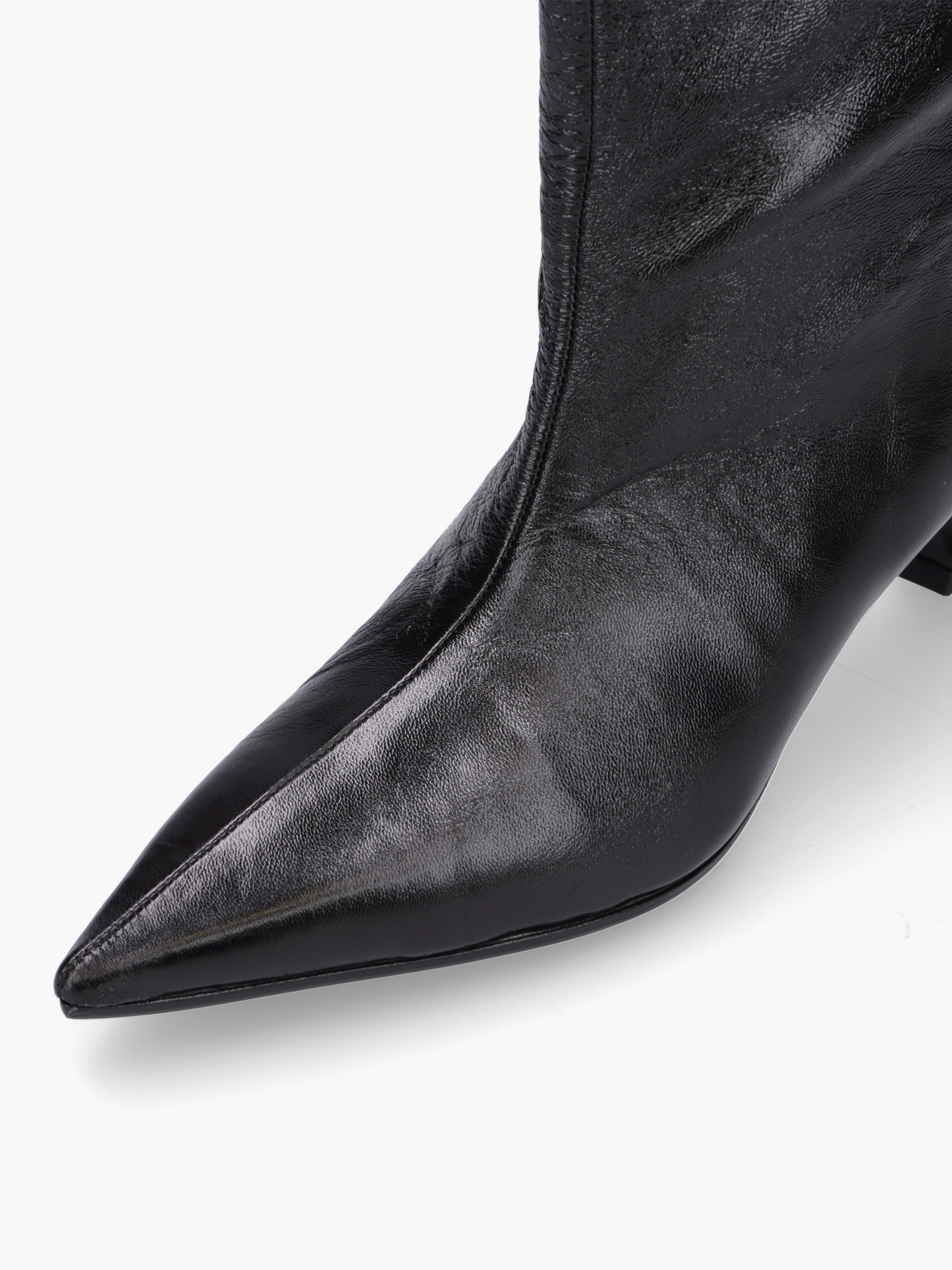 VIONA Glattleder Schwarz, Bekleidung, Schuhwerk, Schuh, Hoher Absatz