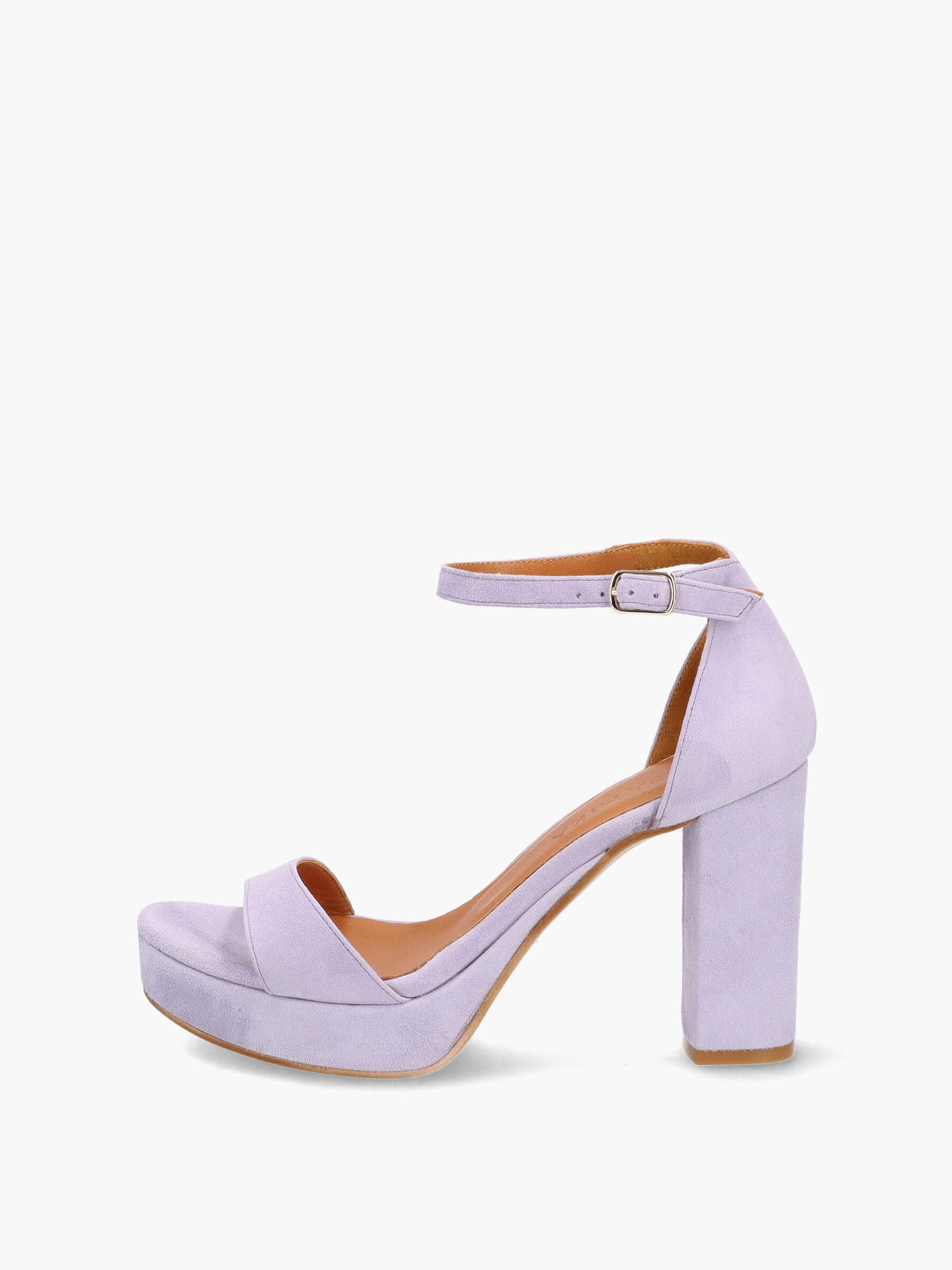 Plateau-Sandalen lila 100 mm, Bekleidung, Schuhwerk, Schuh, Hoher Absatz, Sandale