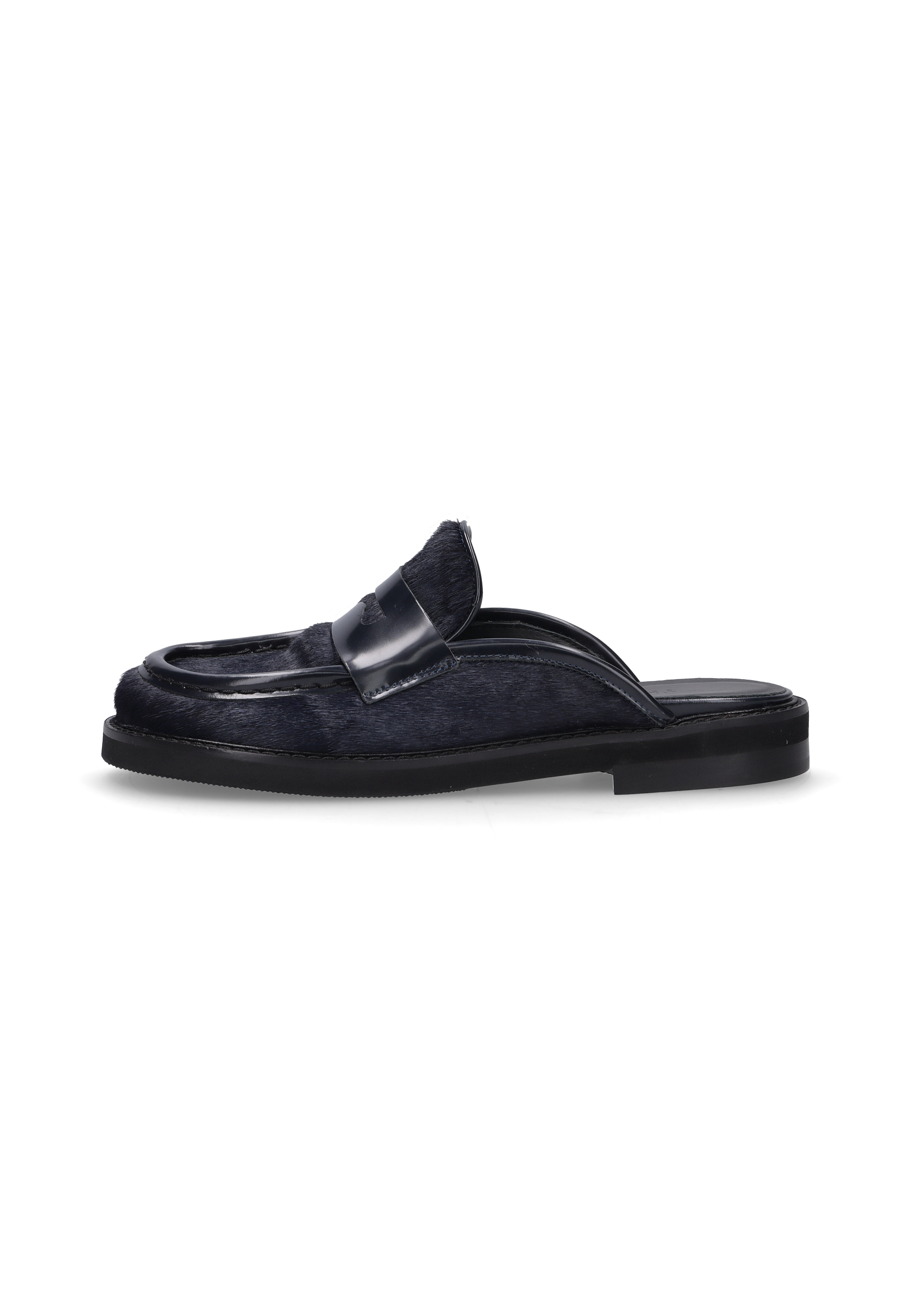 Mokassin-Mules Dunkelblau, Wildleder, Kleidung, Schuhwerk, Schuh, Sneaker