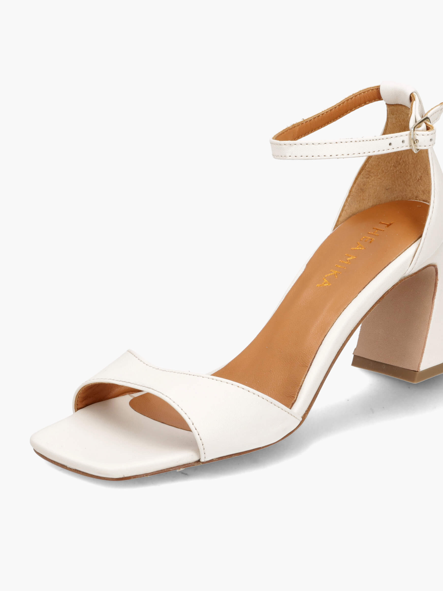 Sandalen weiß 70 mm, Bekleidung, Schuhwerk, Schuh, Sandale, Hoher Absatz