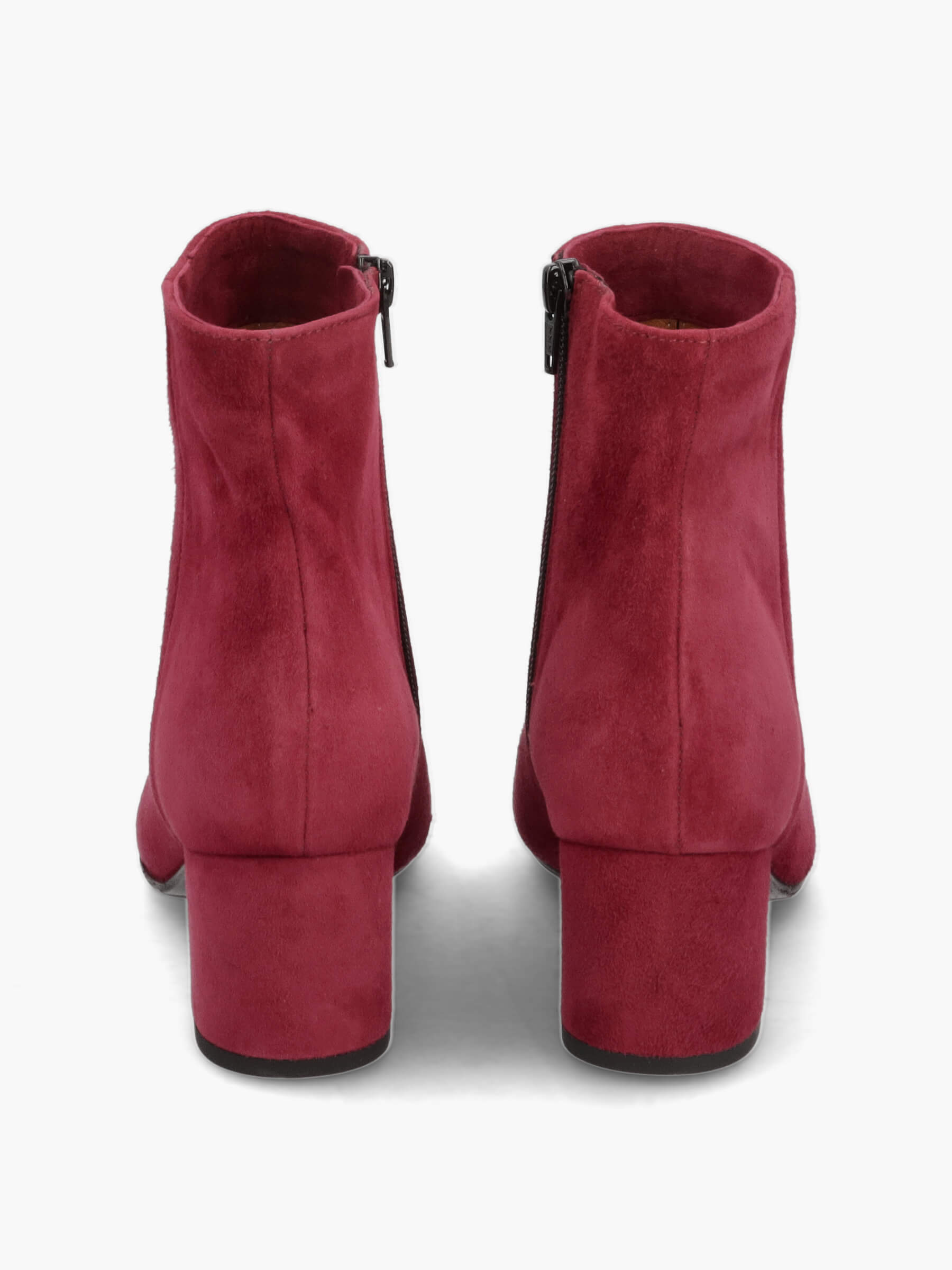 Stiefeletten bordeaux 50 mm, Bekleidung, Schuhwerk, Hoher Absatz, Schuh, Wildleder