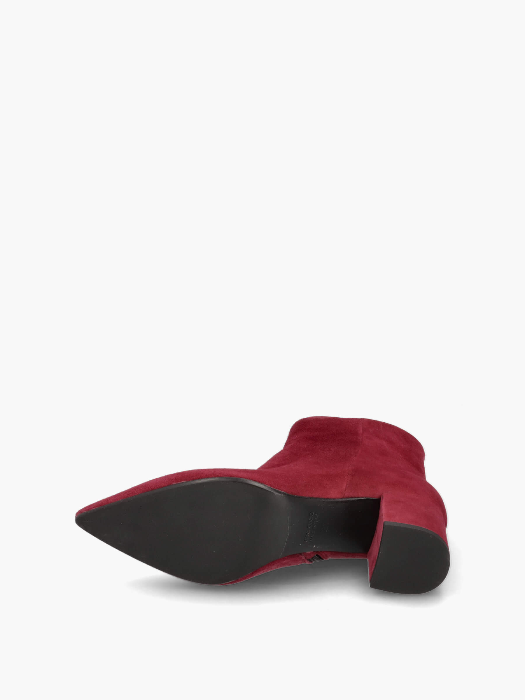 Stiefeletten bordeaux 50 mm, Bekleidung, Schuhwerk, Schuh, Wildleder