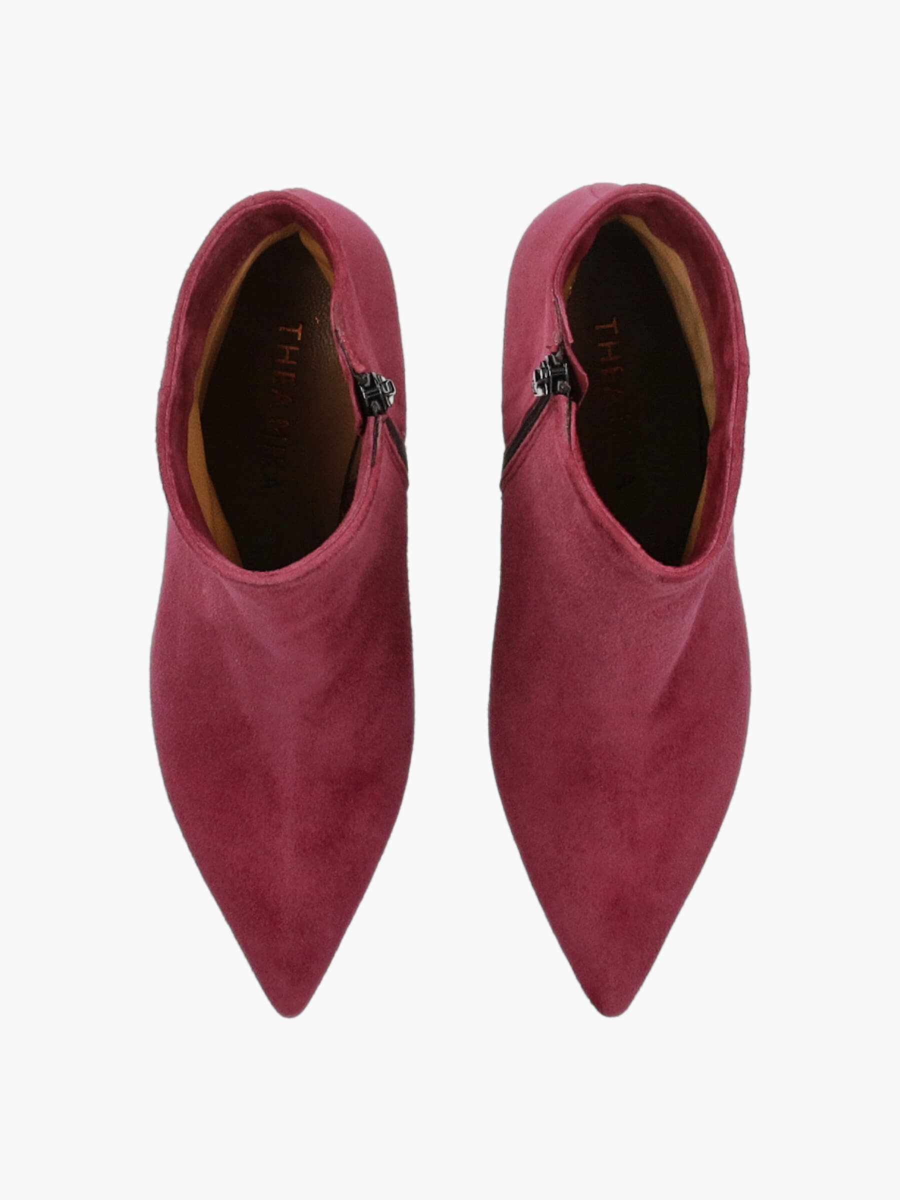 Stiefeletten bordeaux 50 mm, Wildleder, Kleidung, Schuhwerk, Schuh