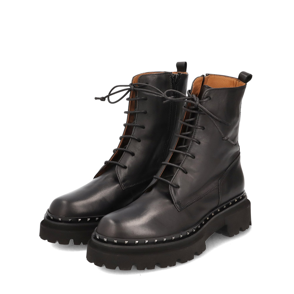 Schnürstiefeletten schwarz, Bekleidung, Schuhwerk, Schuh, Stiefel