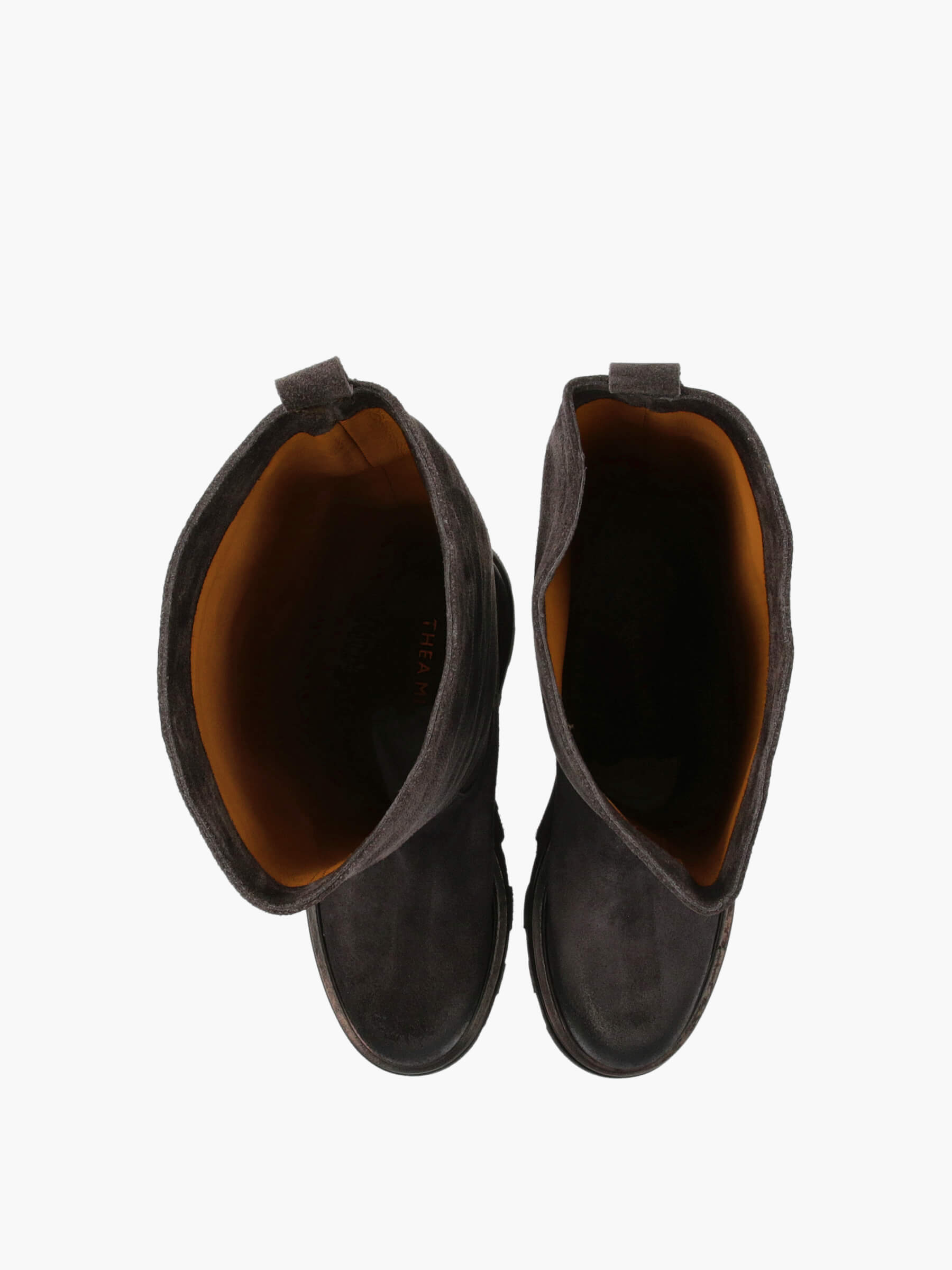 Langschaftstiefel grau , Wildleder, Kleidung, Schuhwerk, Schuh