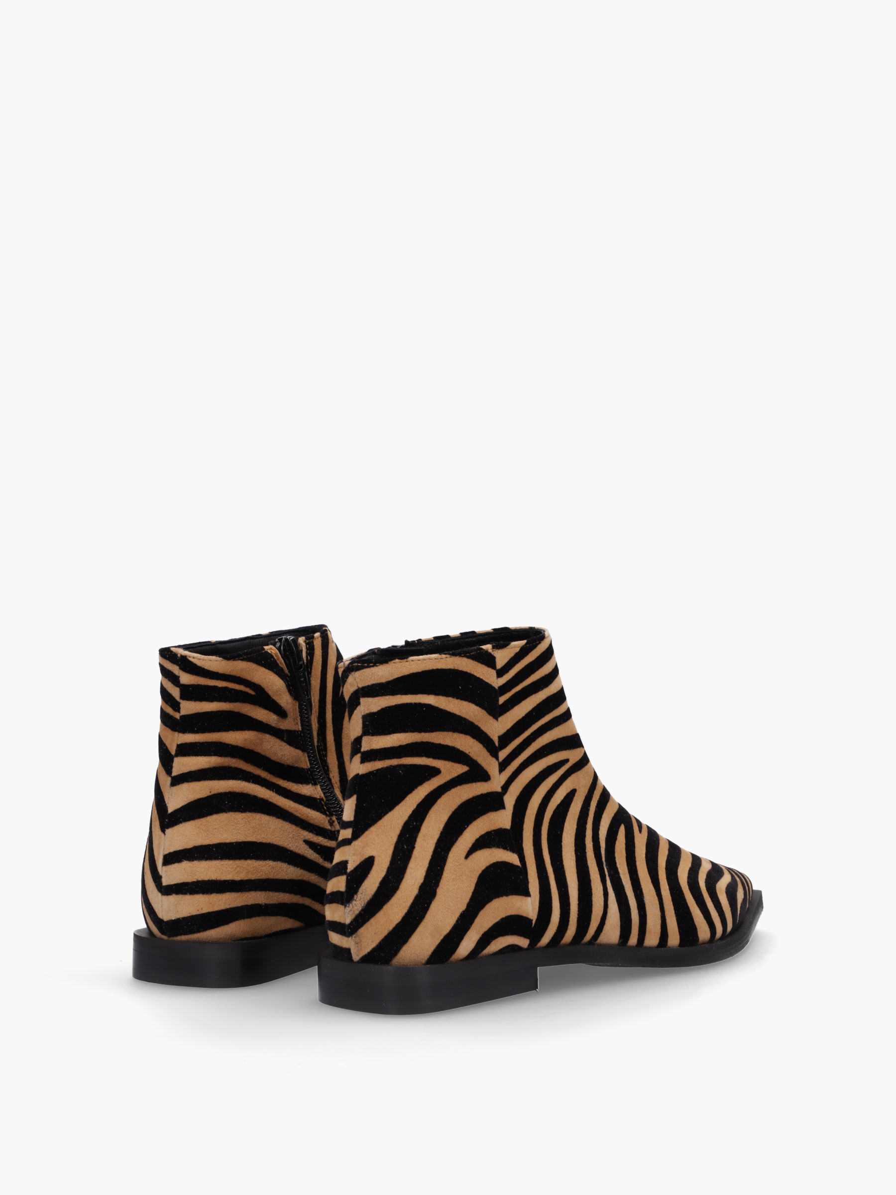 MIOKI Veloursleder Zebra, Bekleidung, Schuhwerk, Schuh, Sneaker, Wildleder