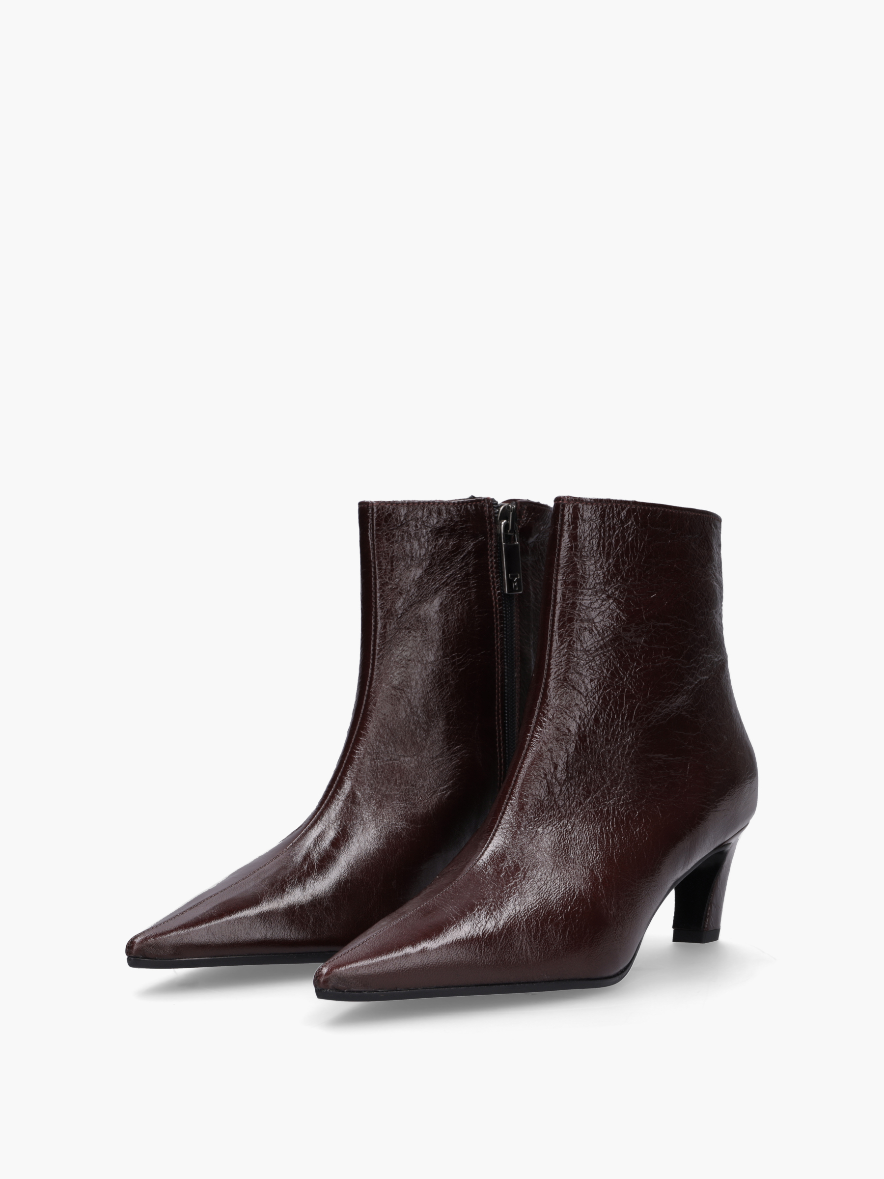 VIVI Glattleder Bordeaux, Bekleidung, Schuhwerk, Schuh, Hoher Absatz