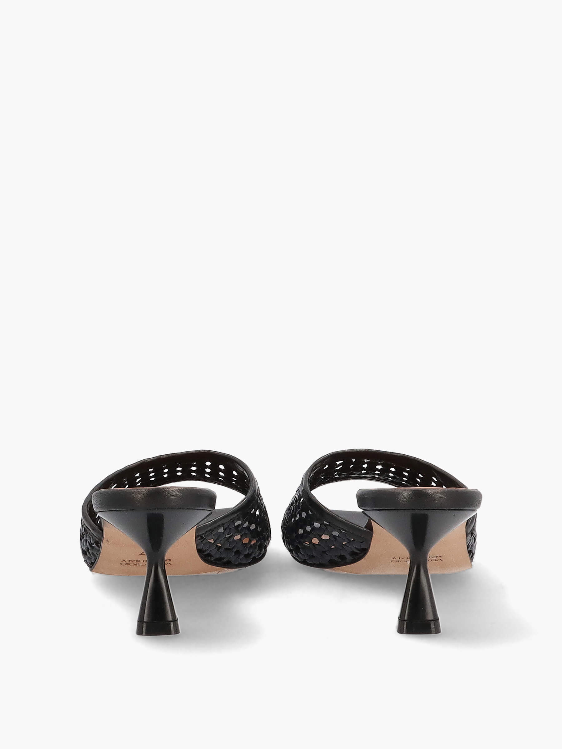 Mules nero 50 mm, Bekleidung, Schuhwerk, Schuh, Hoher Absatz, Rauchrohr