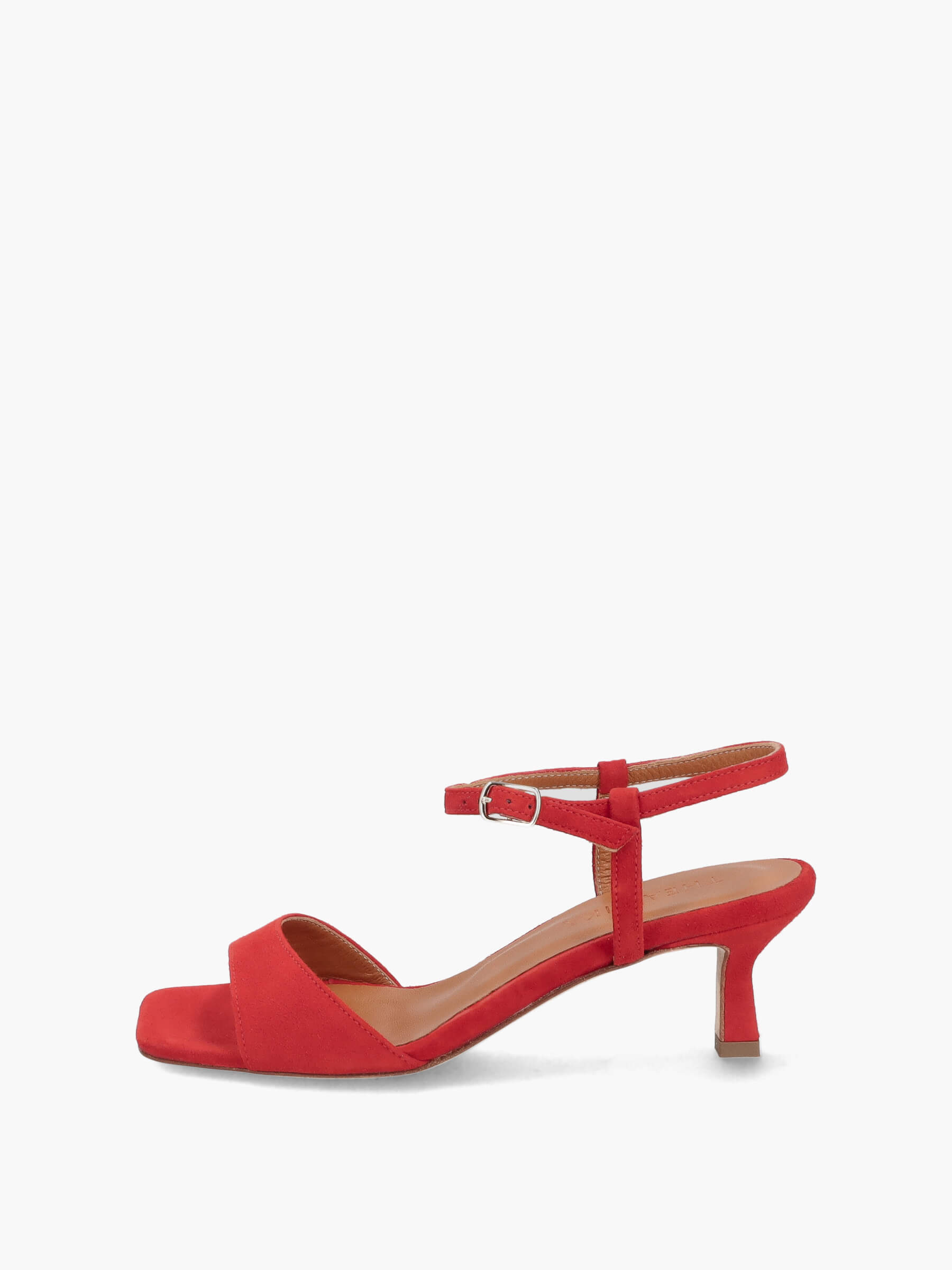 Sandalen rot 50 mm, Bekleidung, Schuhwerk, Sandale, Schuh, Hoher Absatz