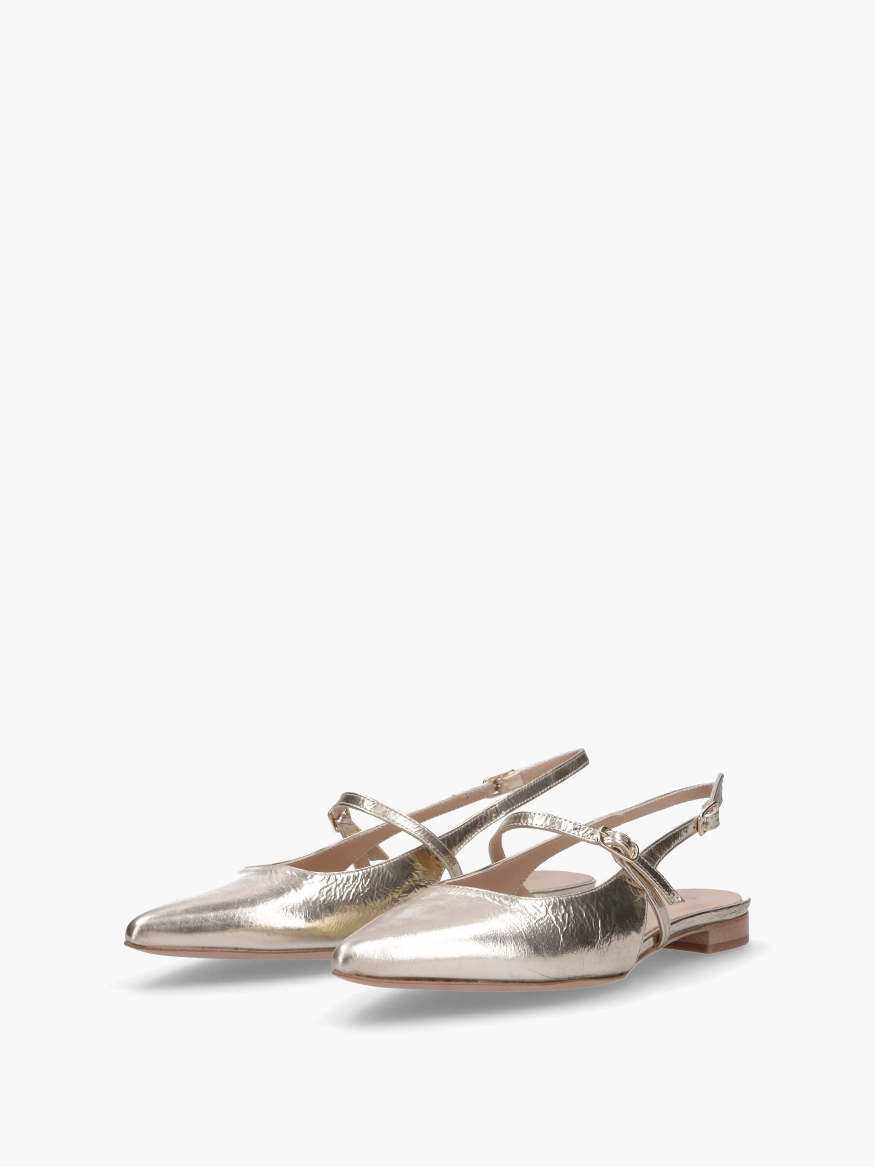 MEGUMI Metallic-Leder Gold, Bekleidung, Schuhwerk, Sandale, Schuh, Hoher Absatz