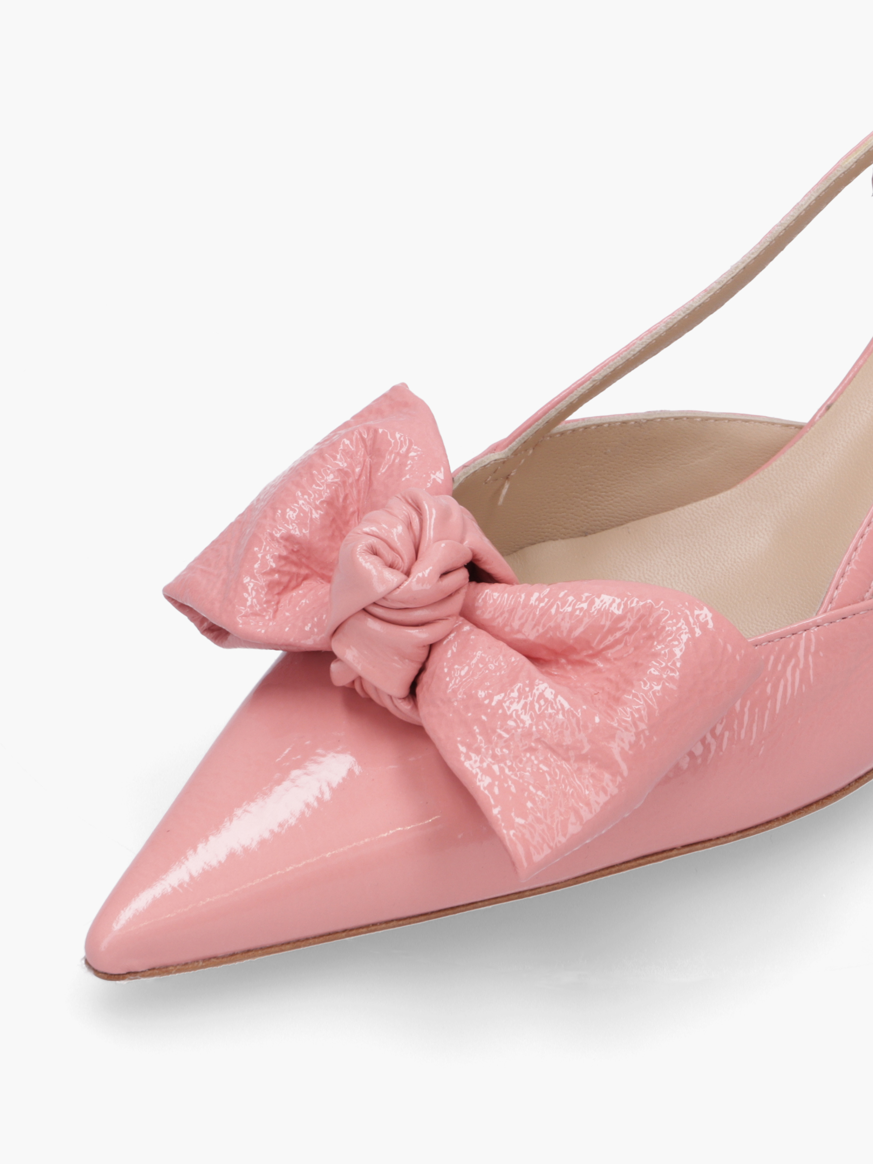 VANI Lackleder Rosa, Bekleidung, Schuhwerk, Schuh, Hoher Absatz, Keil
