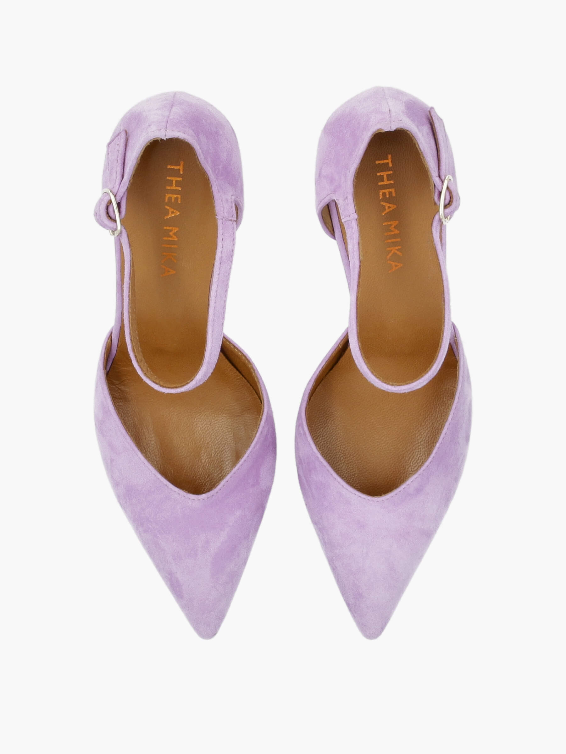 Pumps lilla 70 mm, Bekleidung, Schuhwerk, Schuh, Hoher Absatz, Wildleder
