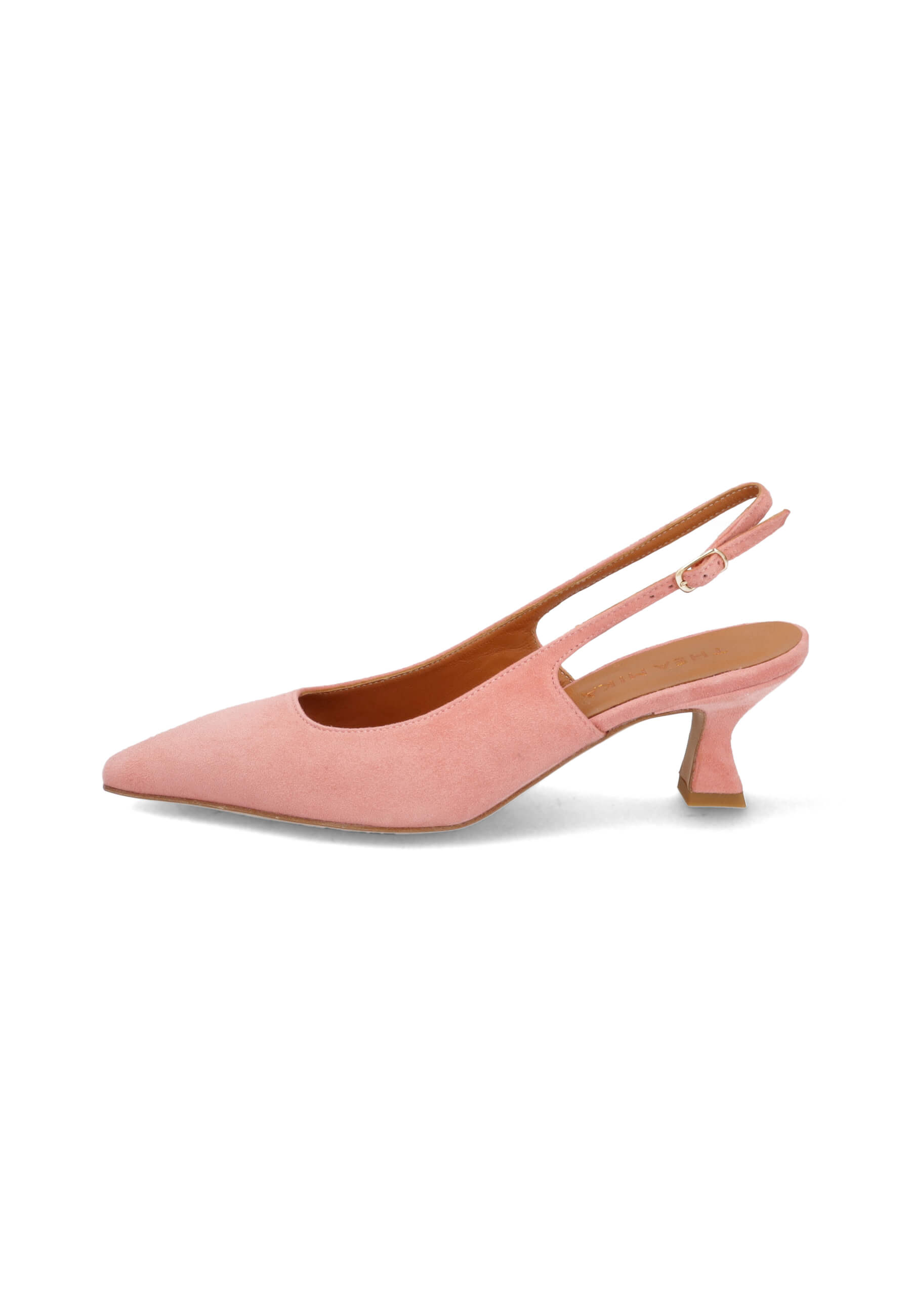 Slingpumps rosa 50 mm, Bekleidung, Schuhwerk, Schuh, Hoher Absatz, Sandale