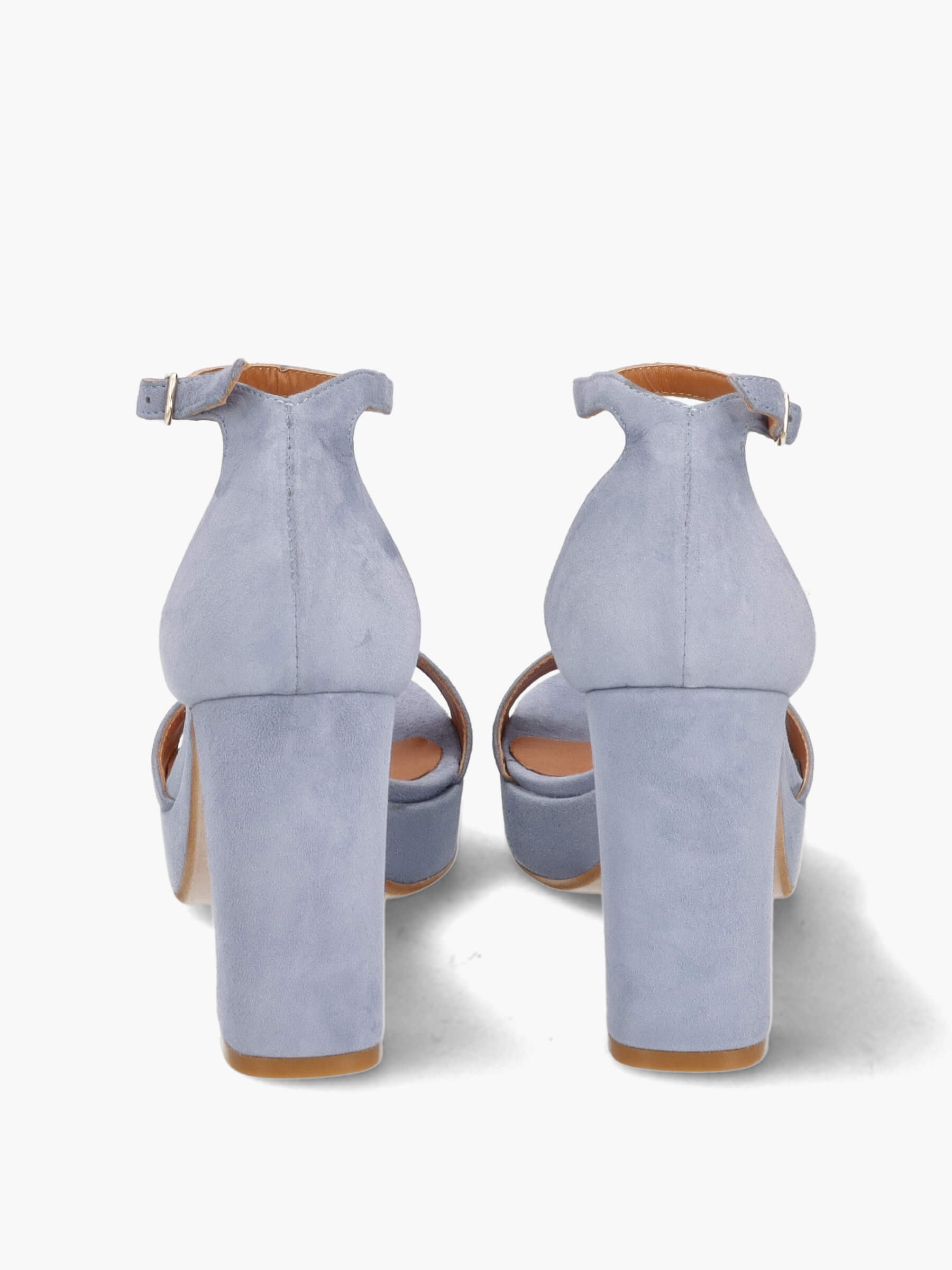 Plateau-Sandalen blau 100 mm, Bekleidung, Schuhwerk, Schuh, Hoher Absatz, Sandale