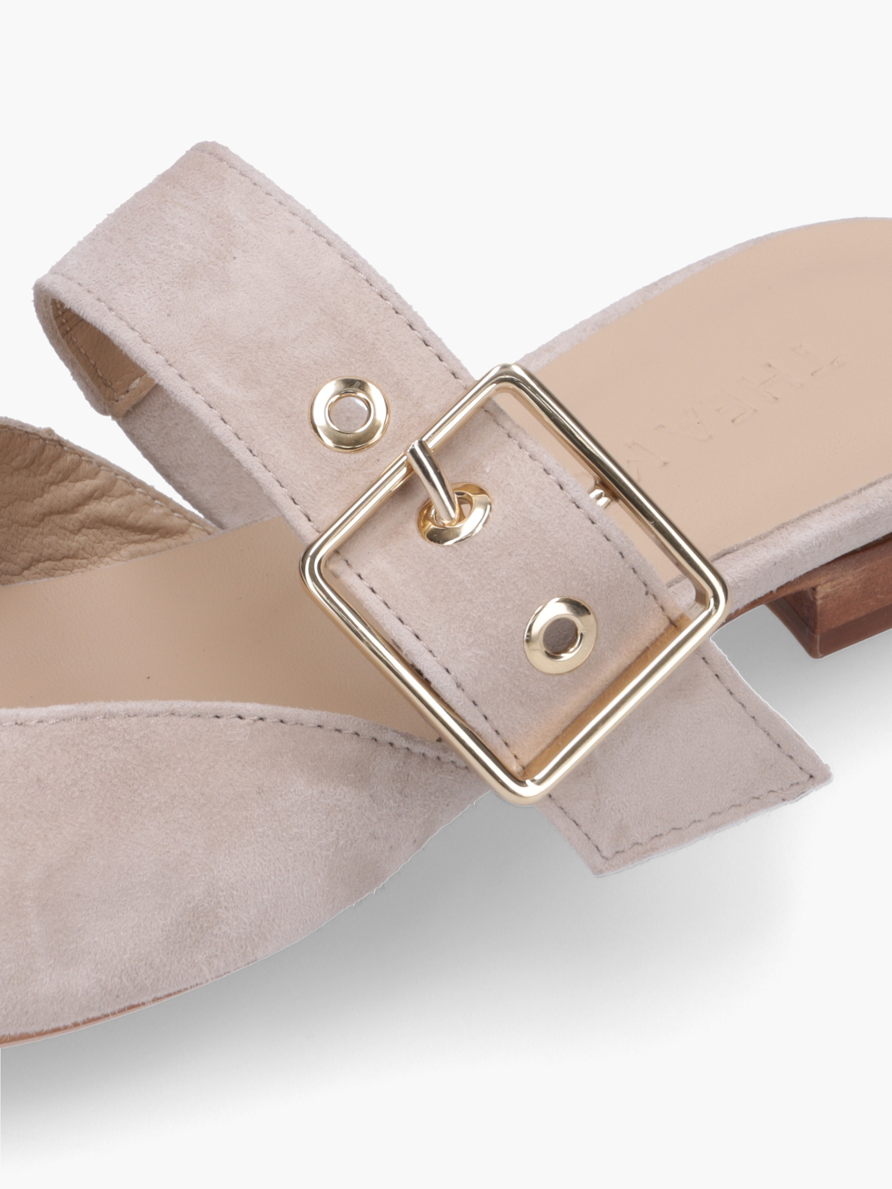 MIWA Veloursleder Beige, Zubehor, Schnalle, Gürtel