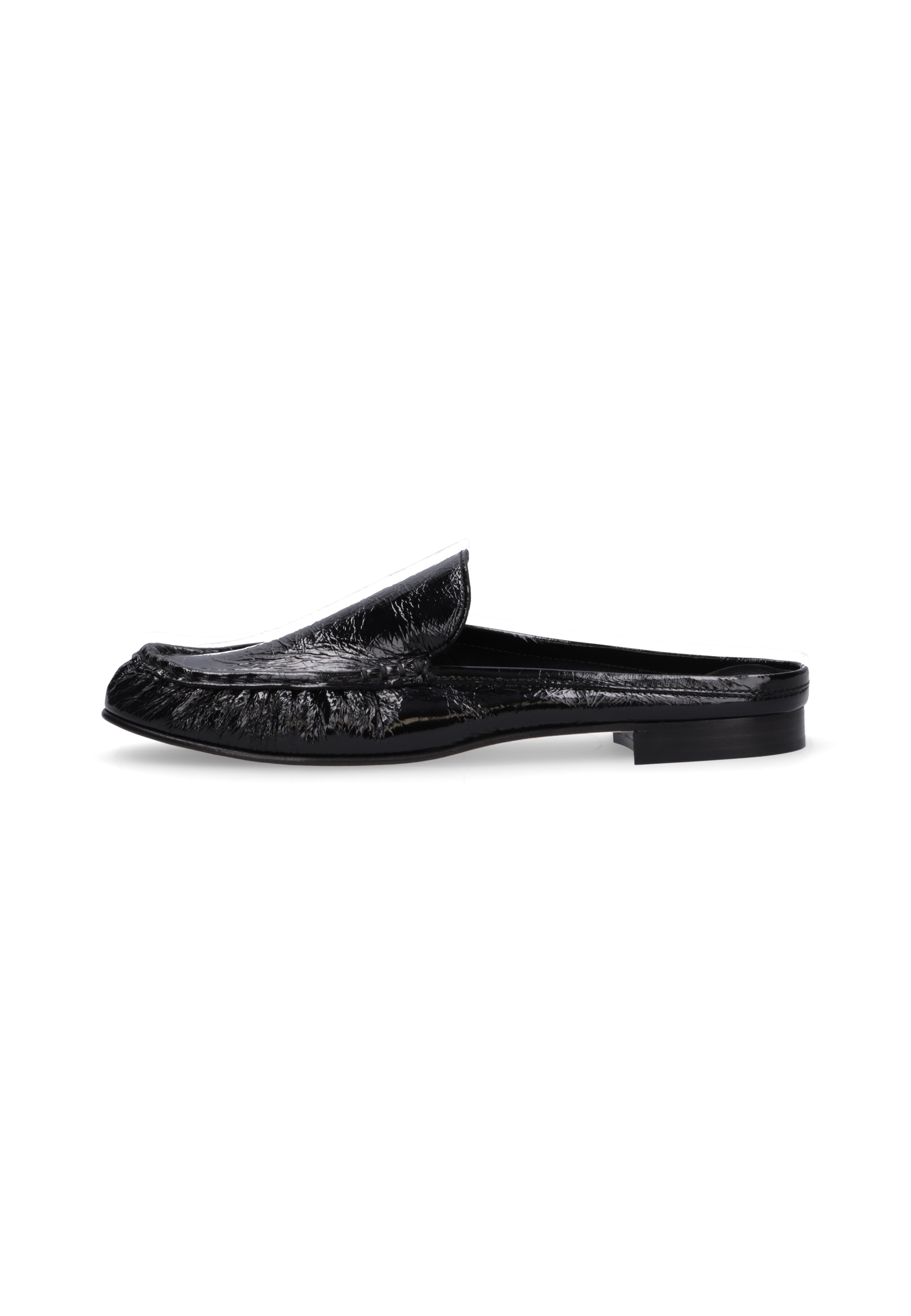 POLA Metallic-Leder Schwarz, Bekleidung, Schuhwerk, Schuh