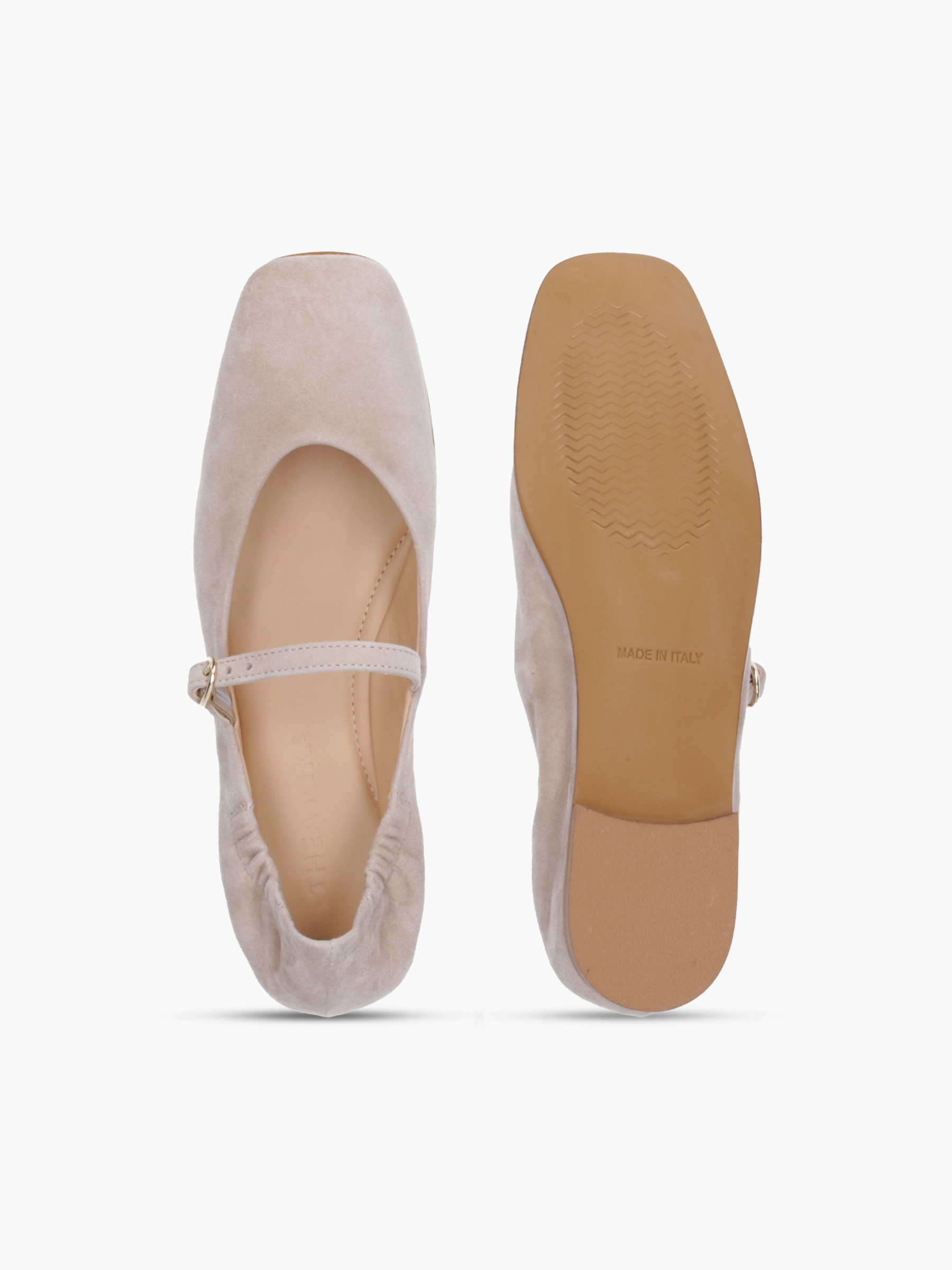 BINTI-Veloursleder-Beige-TM09201-0010-0216-Thea-Mika_6_BM BINTI Veloursleder Beige, Bekleidung, Schuhwerk, Schuh, Hoher Absatz