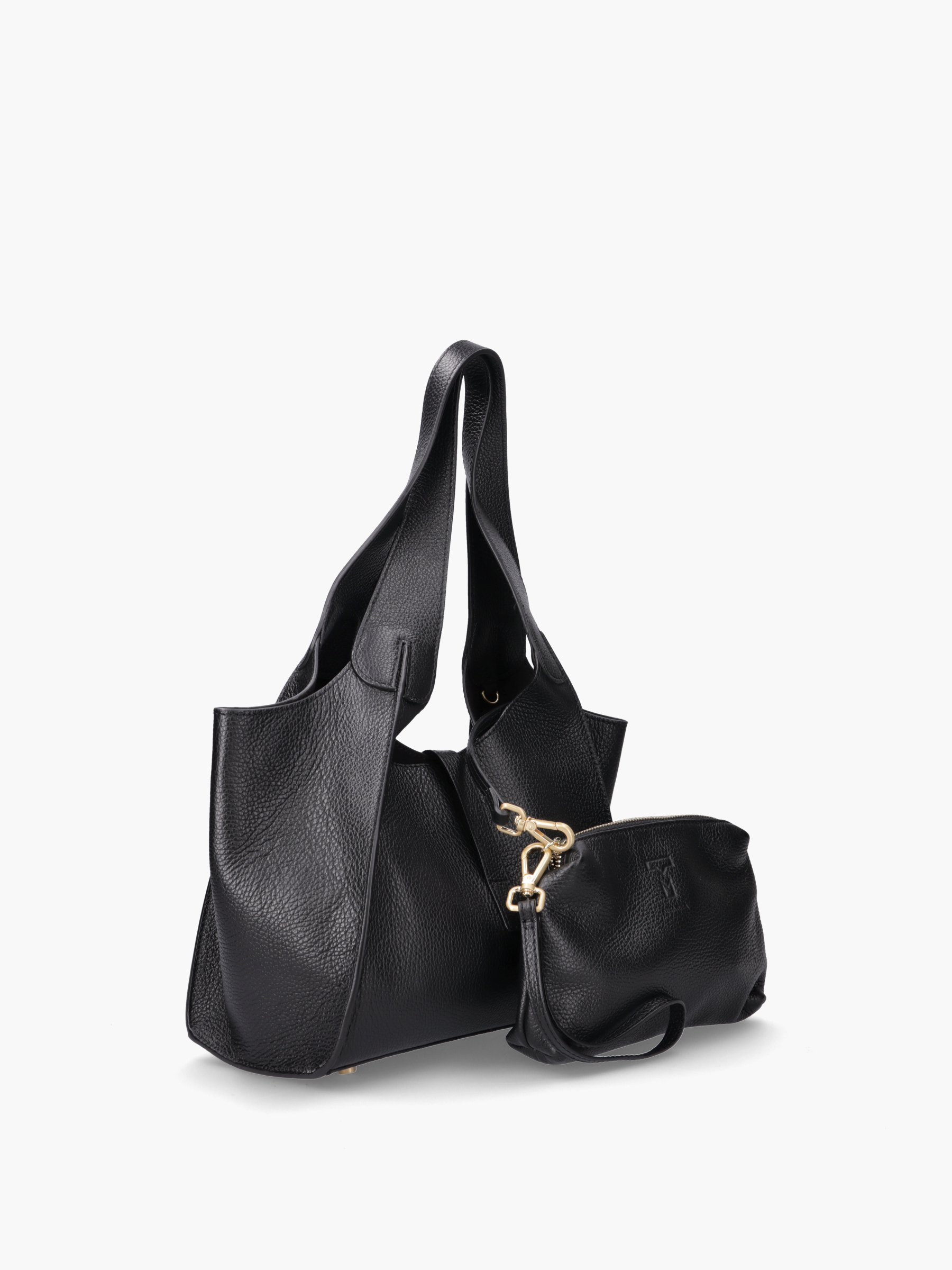 Lily Kalbsleder schwarz, Zubehor, Tasche, Handtasche, Geldbörse, Tragetasche