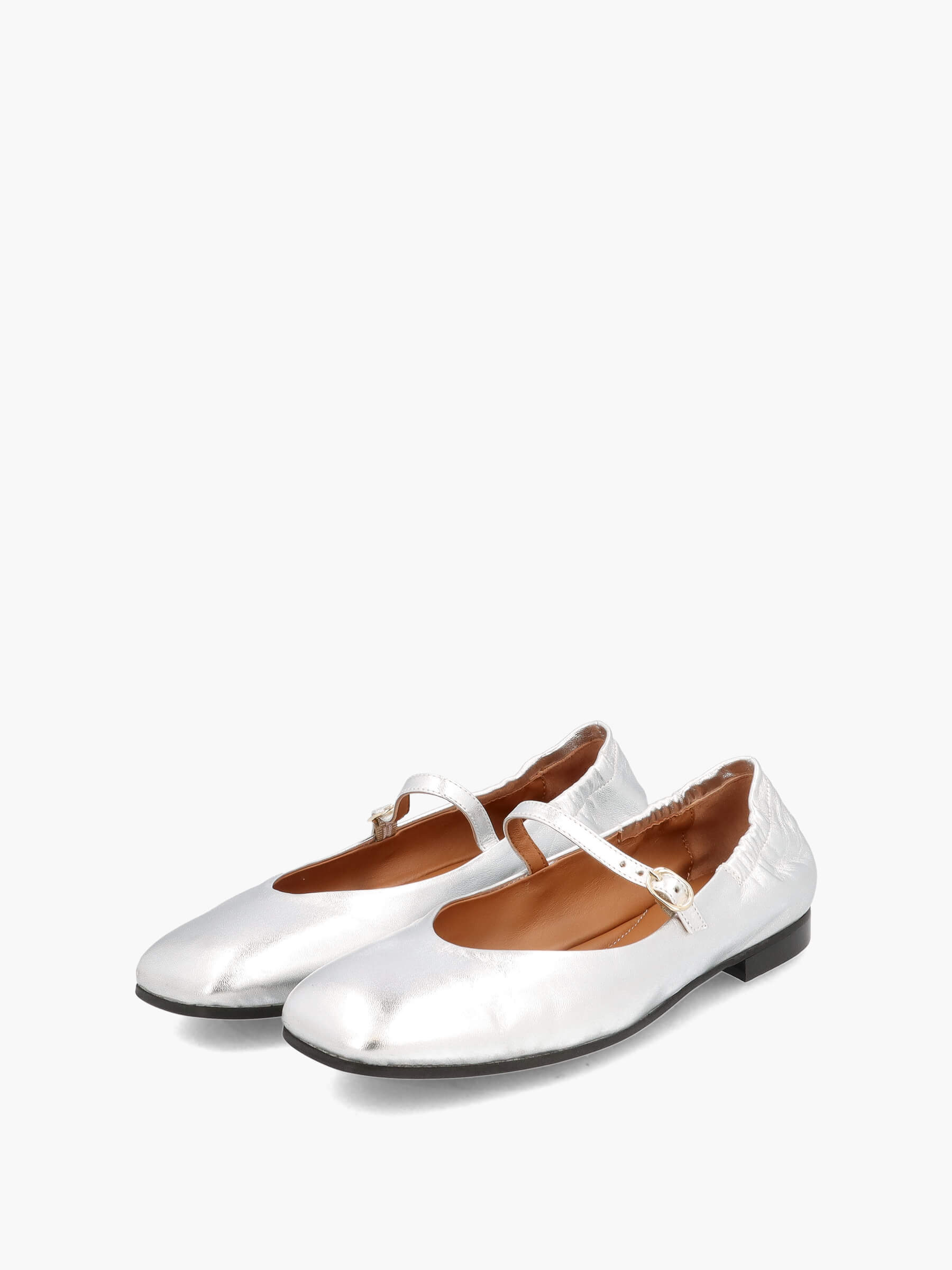 Ballerinas metallic argento, Bekleidung, Schuhwerk, Schuh, Sandale, Turnschuh