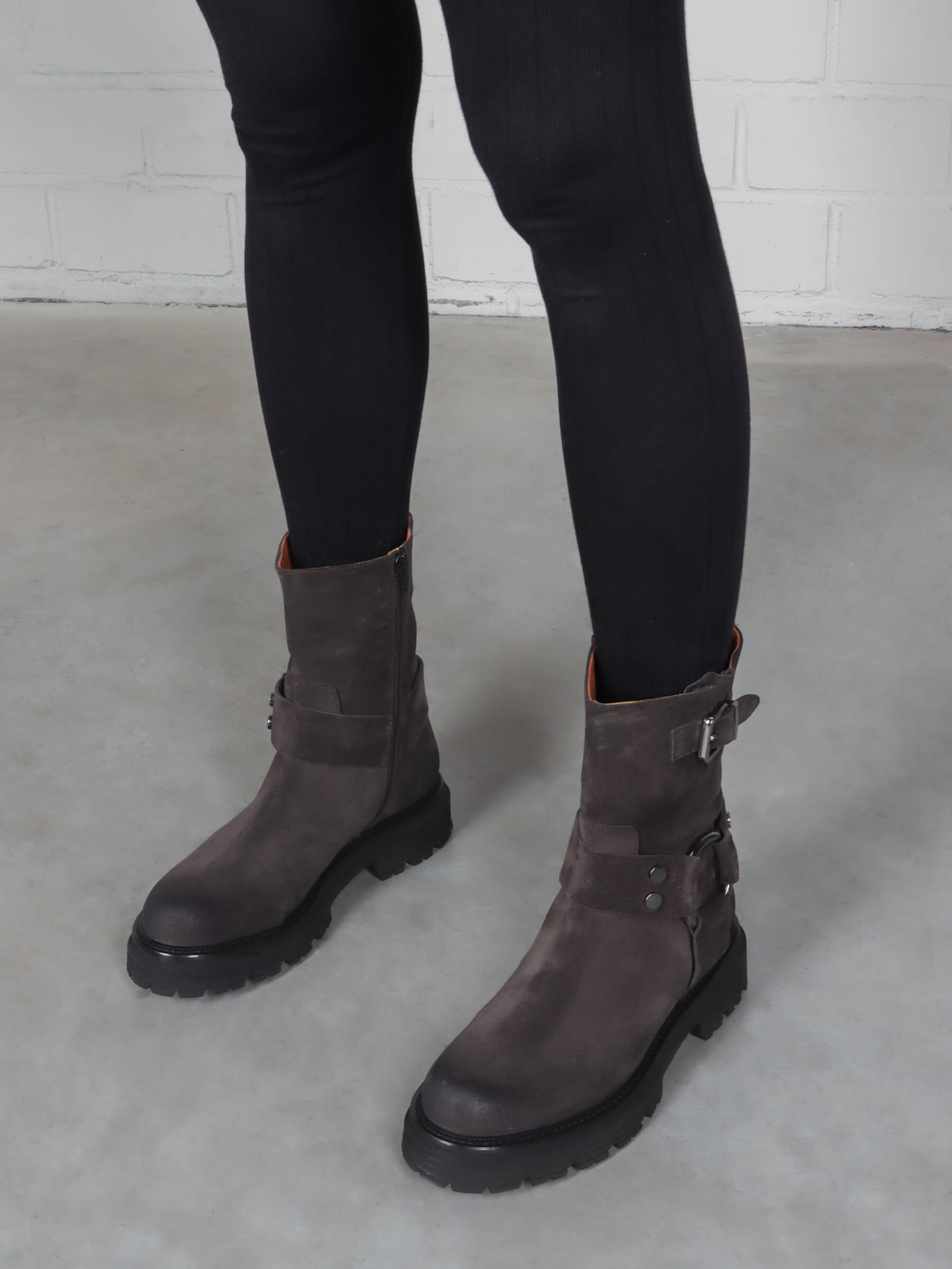 Stiefeletten grau