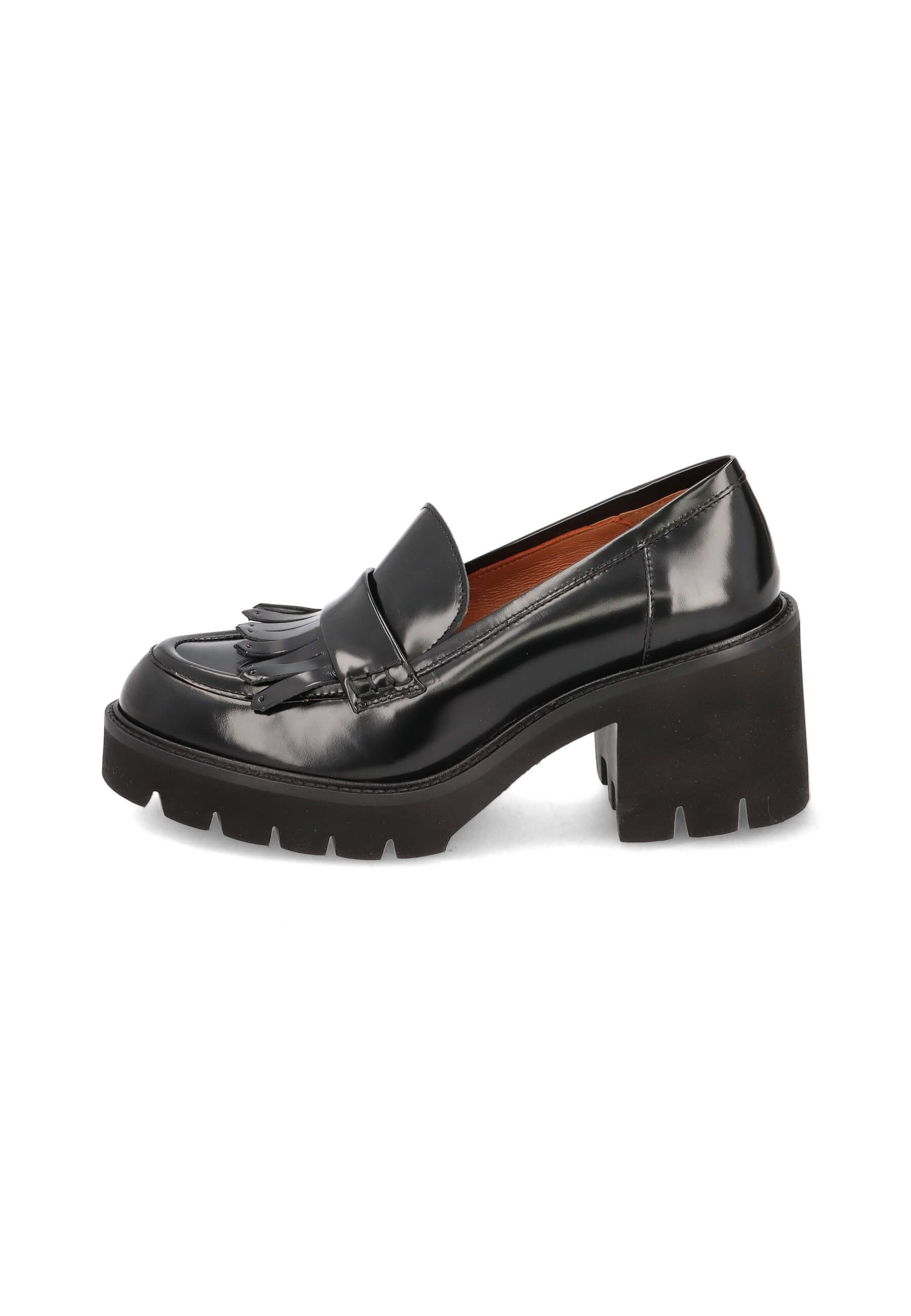Penny-Loafer schwarz 50 mm, Bekleidung, Schuhwerk, Schuh, Sandale
