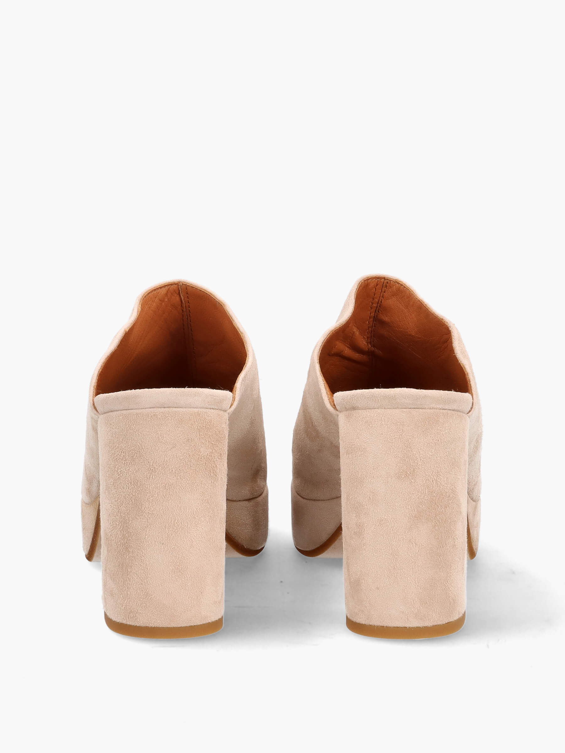 Clogs ecru, Bekleidung, Schuhwerk, Schuh, Wildleder, Hoher Absatz