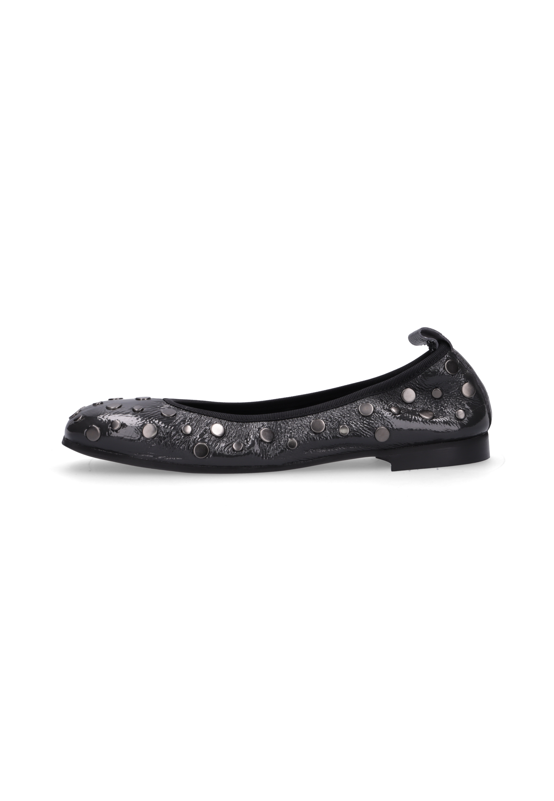 JIN Lackleder Grau, Bekleidung, Schuhwerk, Schuh, Sneaker