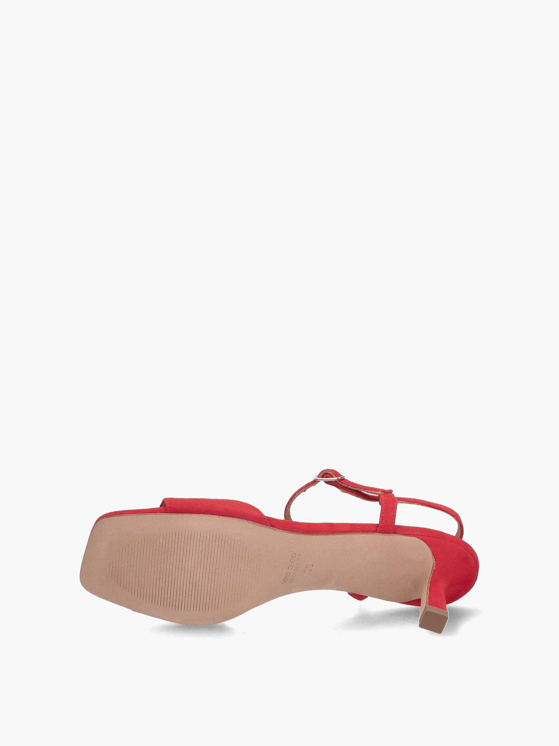 Sandalen rot 50 mm, Bekleidung, Schuhwerk, Sandale, Schuh, Hoher Absatz