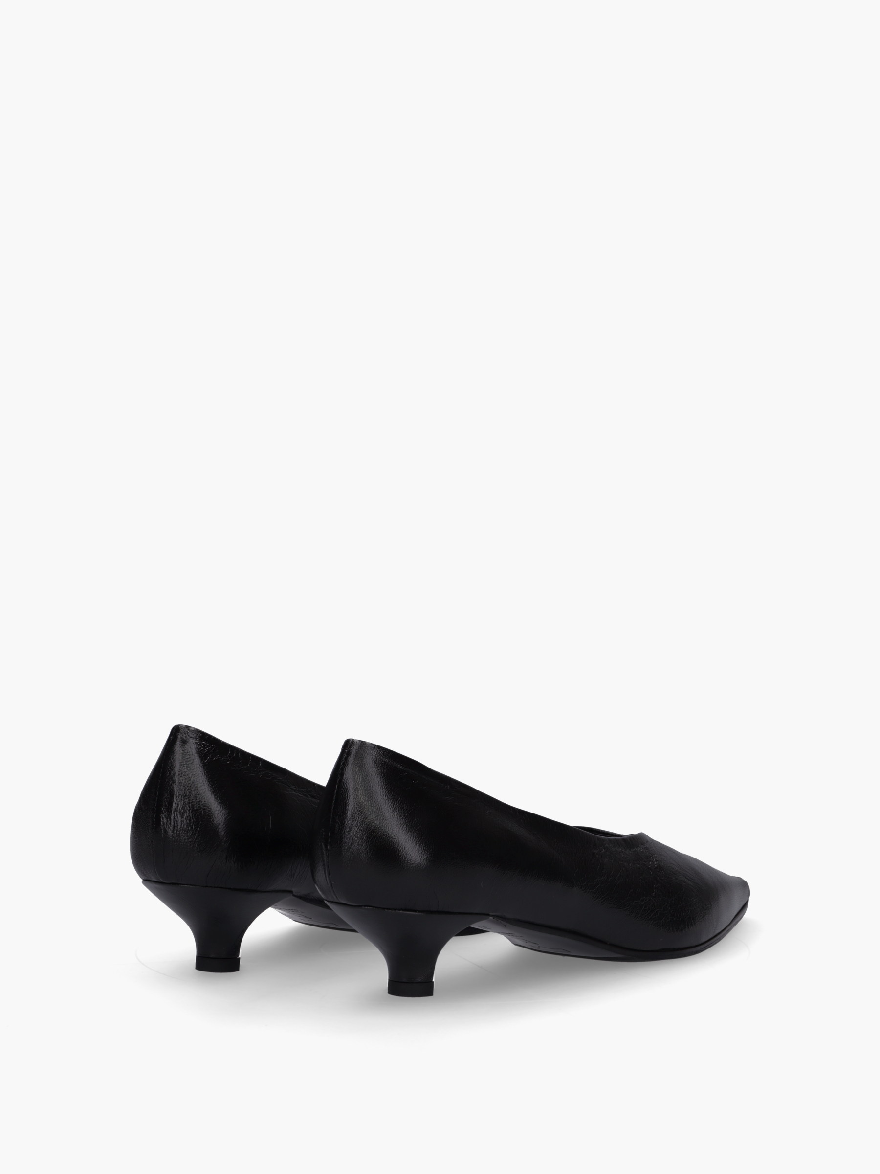 VESTA Glattleder Schwarz, Bekleidung, Schuhwerk, Schuh, Hoher Absatz